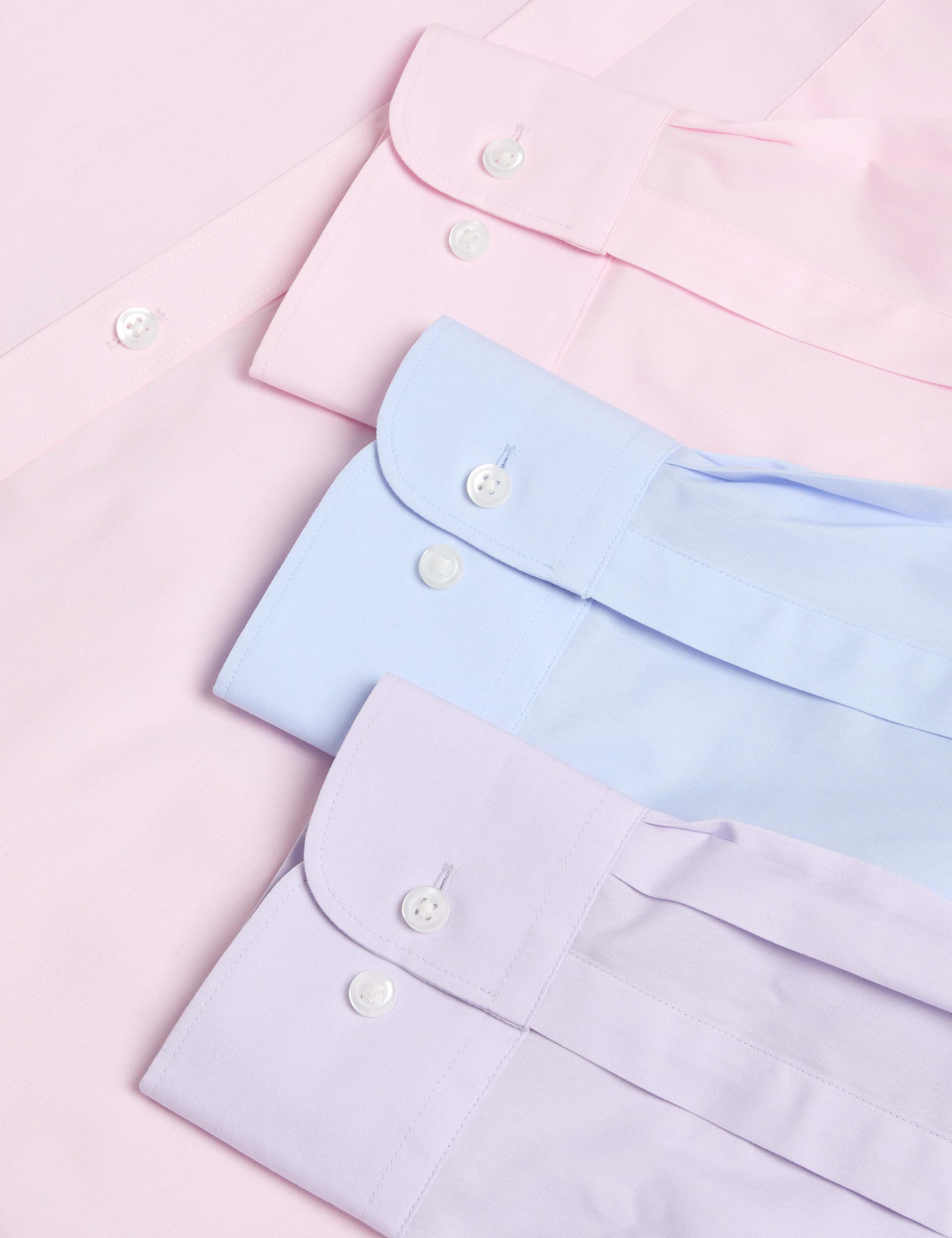 3 Pack Regular Fit Easy Iron Long Sleeve Shirts 3 of 7