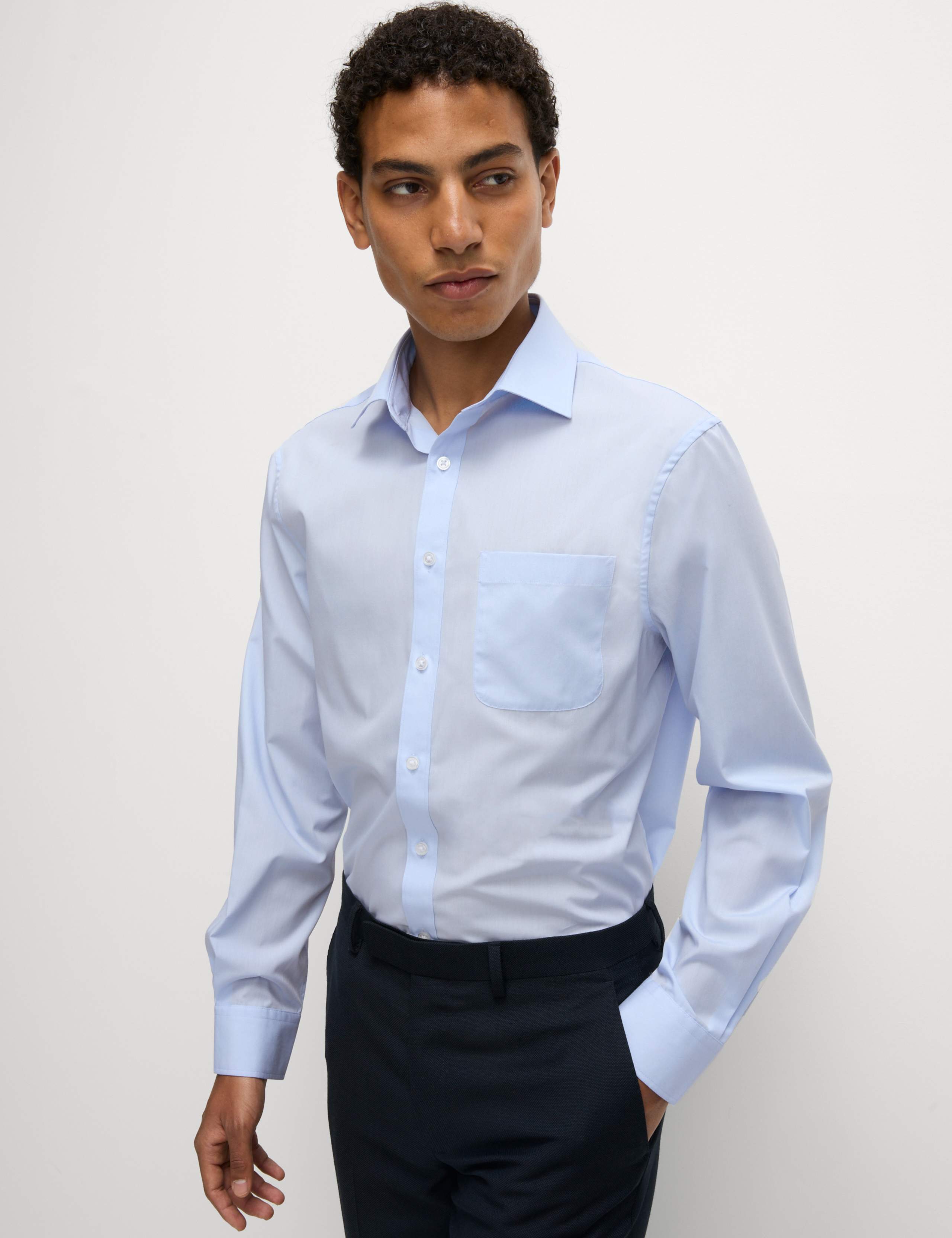 3pk Regular Fit Easy Iron Long Sleeve Shirts 5 of 7