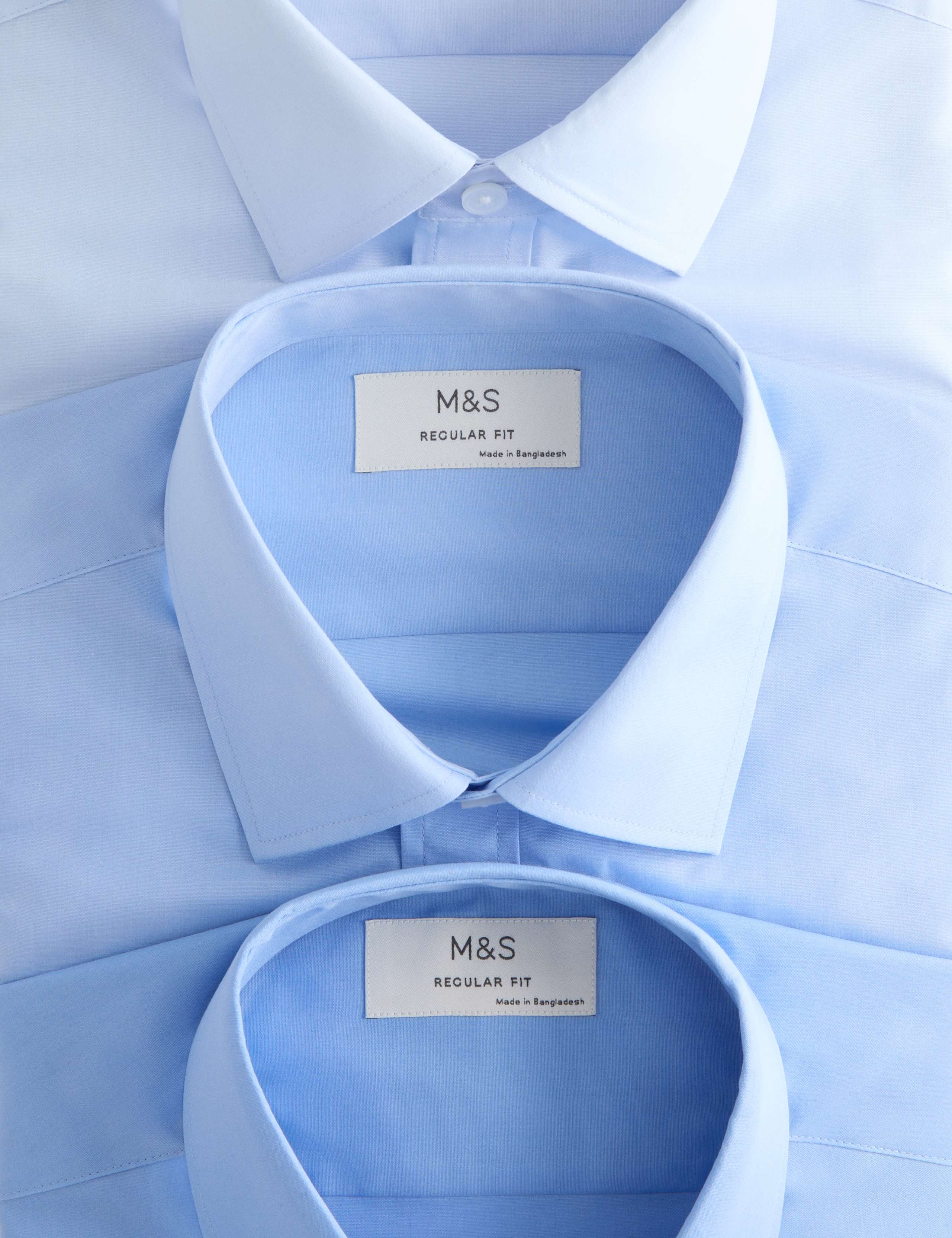 3 Pack Regular Fit Easy Iron Long Sleeve Shirts 7 of 7