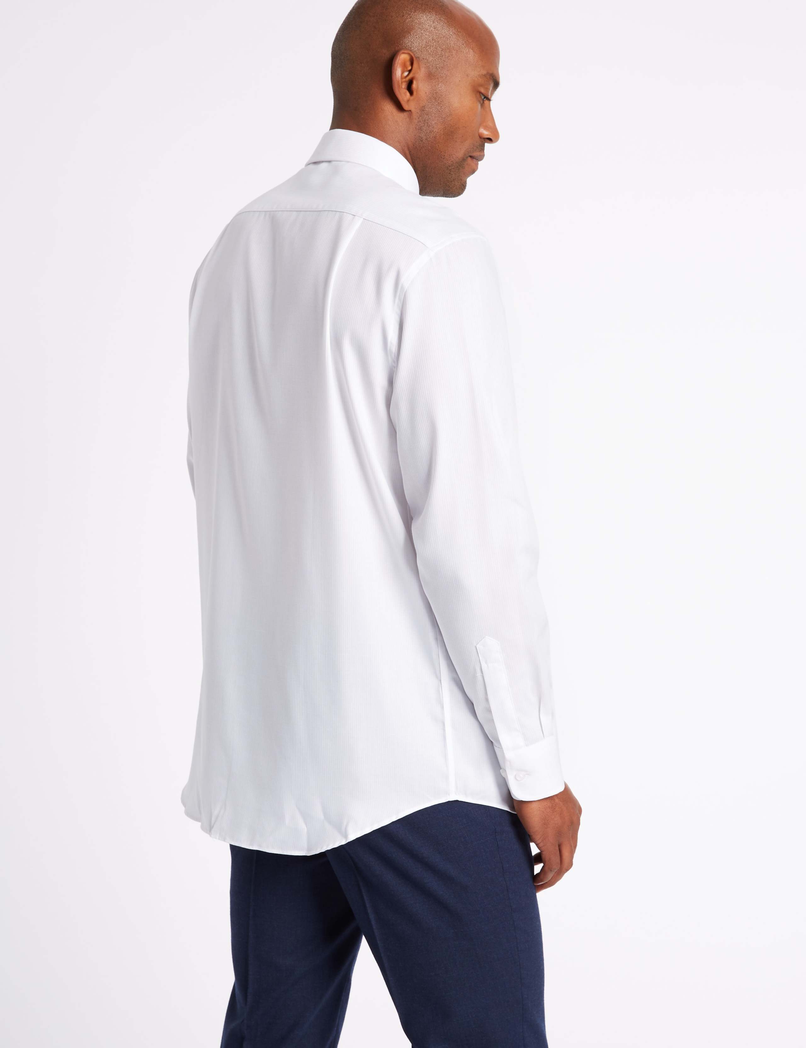 Easy to Iron Regular Fit Shirt with Tie 4 of 5