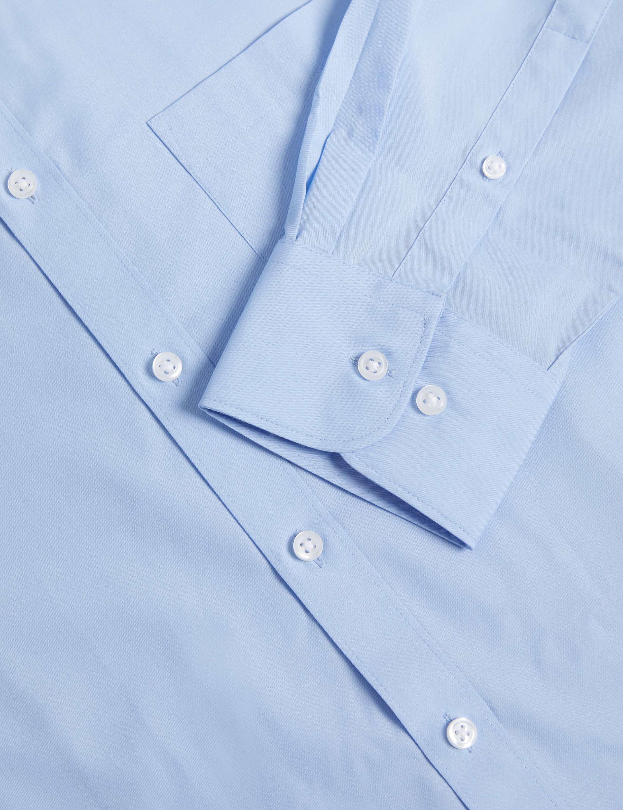 2 Pack Slim Fit Easy Iron Cotton Blend Shirts 6 of 6