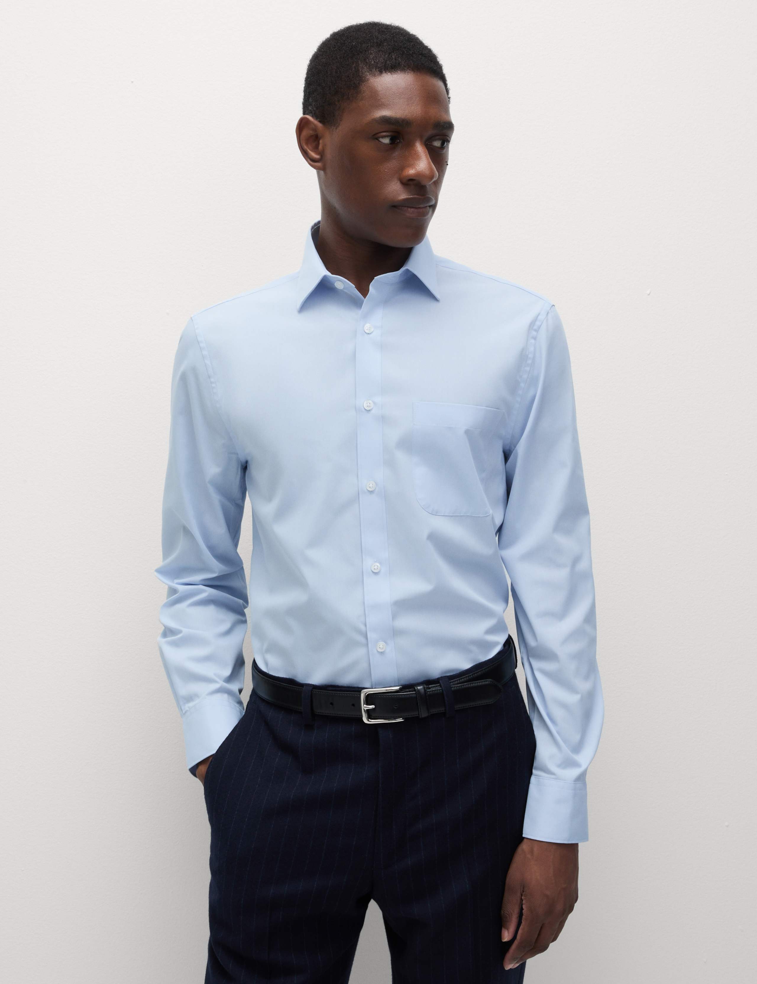 3 Pack Slim Fit Easy Iron Shirts 2 of 8