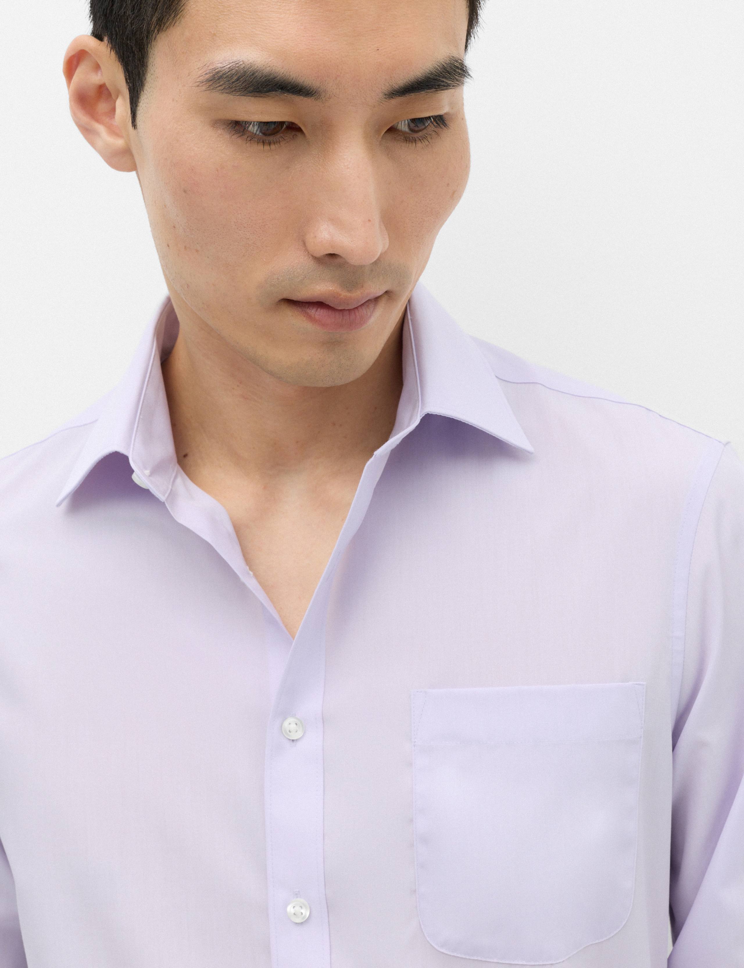 3 Pack Slim Fit Easy Iron Cotton Blend Pocket Shirts 4 of 6