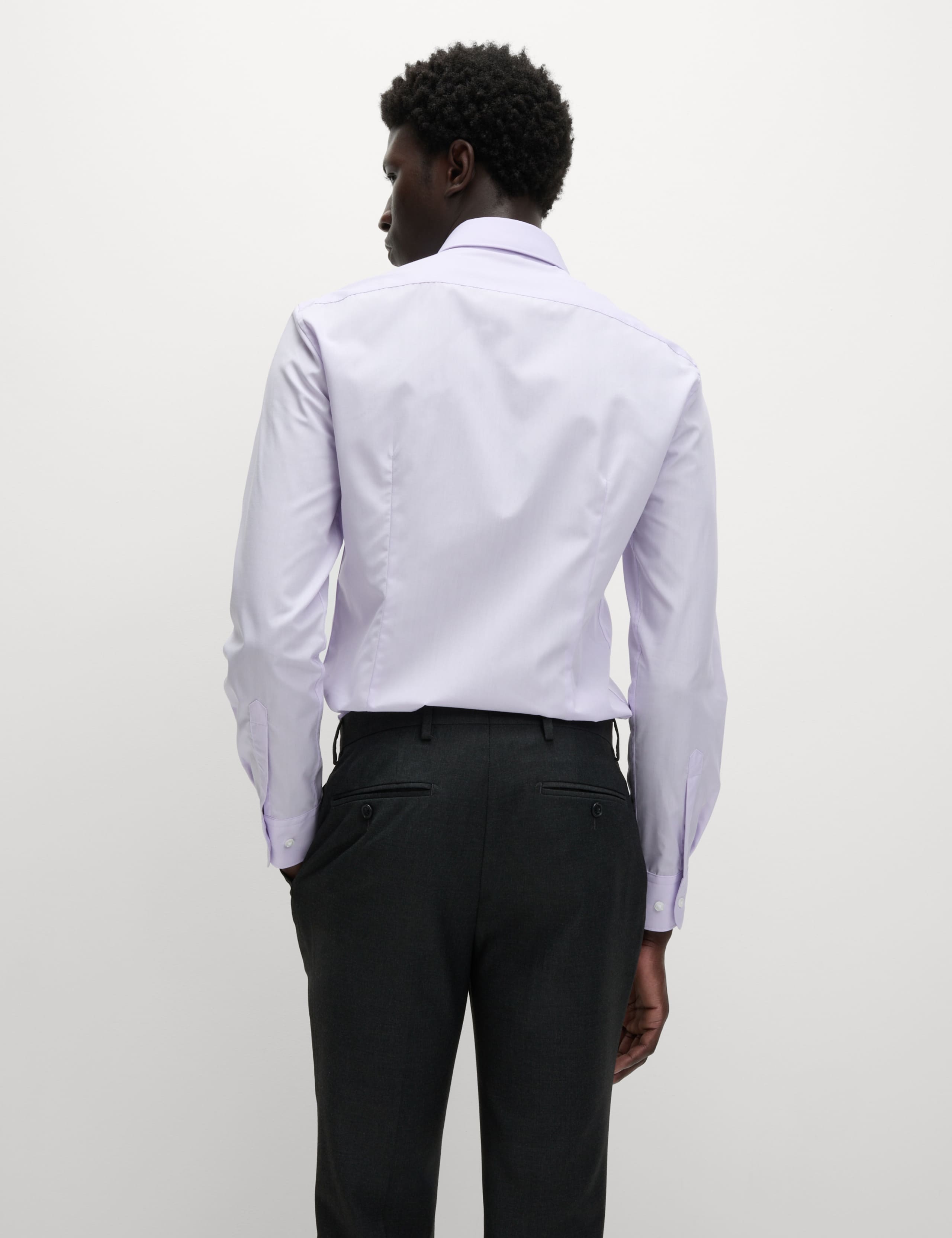 3 Pack Slim Fit Easy Iron Cotton Blend Shirts 2 of 4