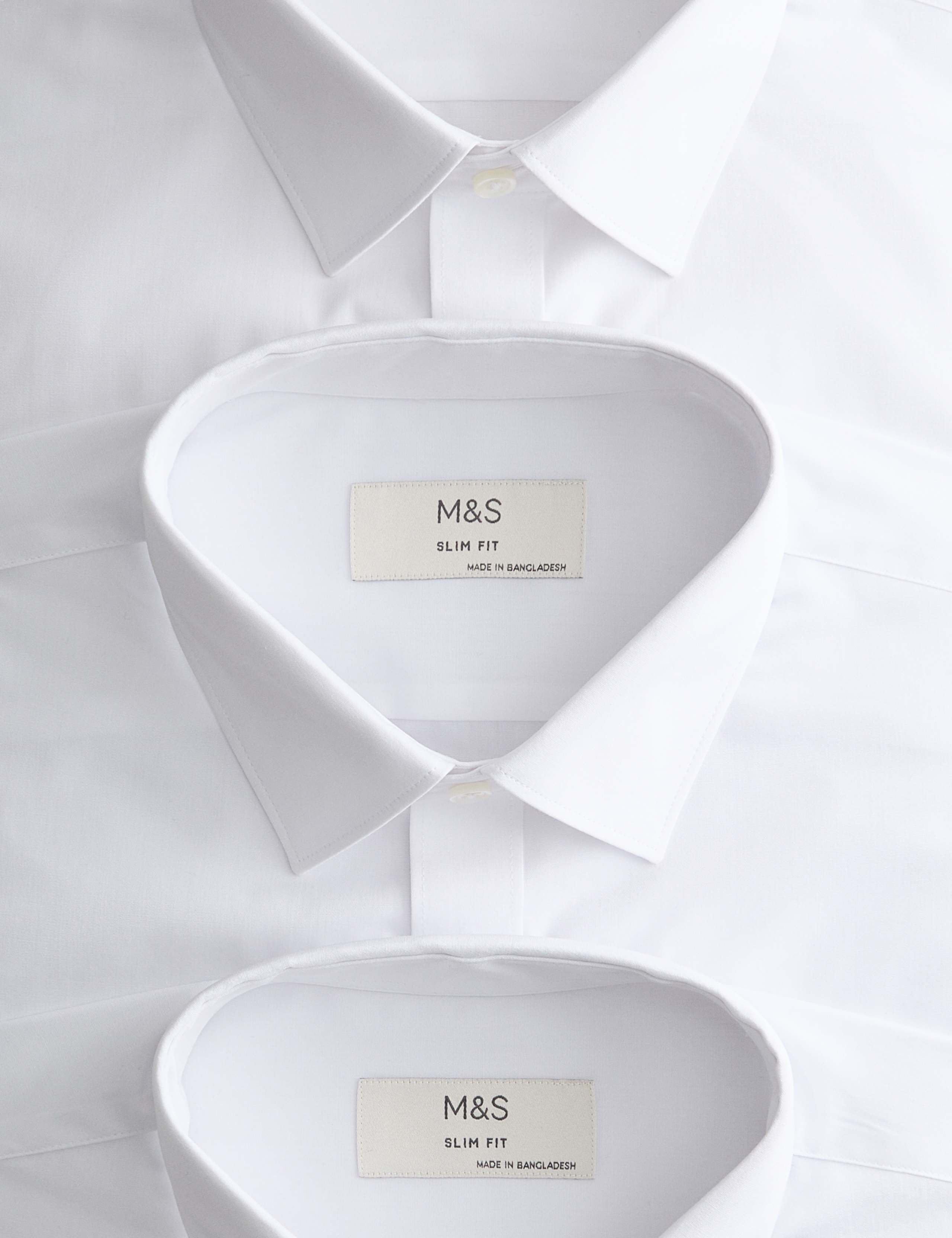 5 Pack Slim Fit Easy Iron Long Sleeve Shirts 6 of 6