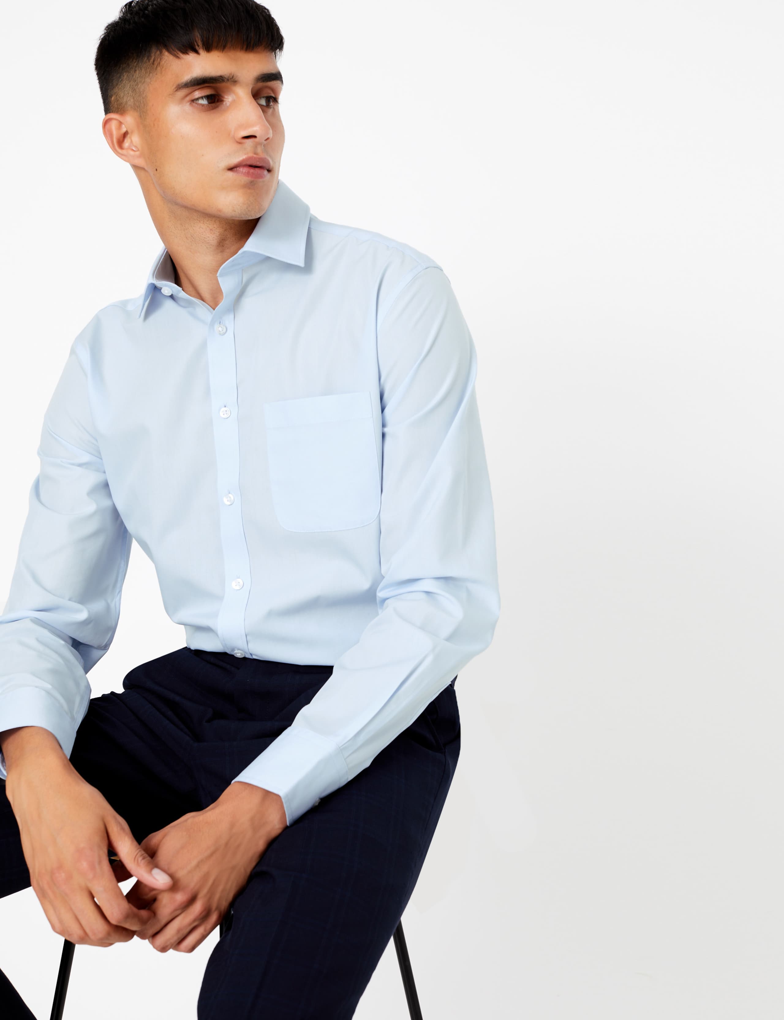 5pk Tailored Fit Long Sleeve Shirts 5 of 7