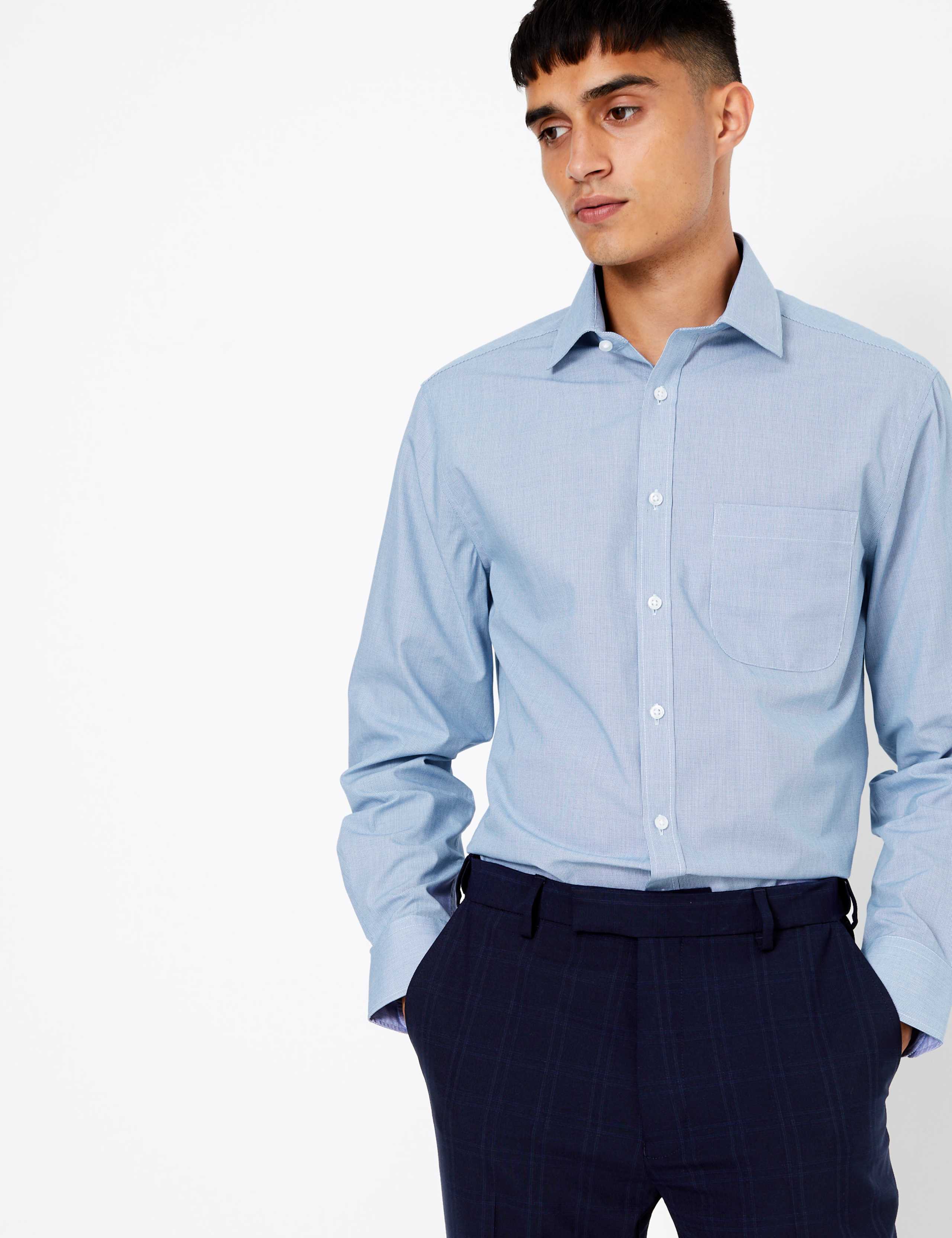 5pk Tailored Fit Long Sleeve Shirts 7 of 7