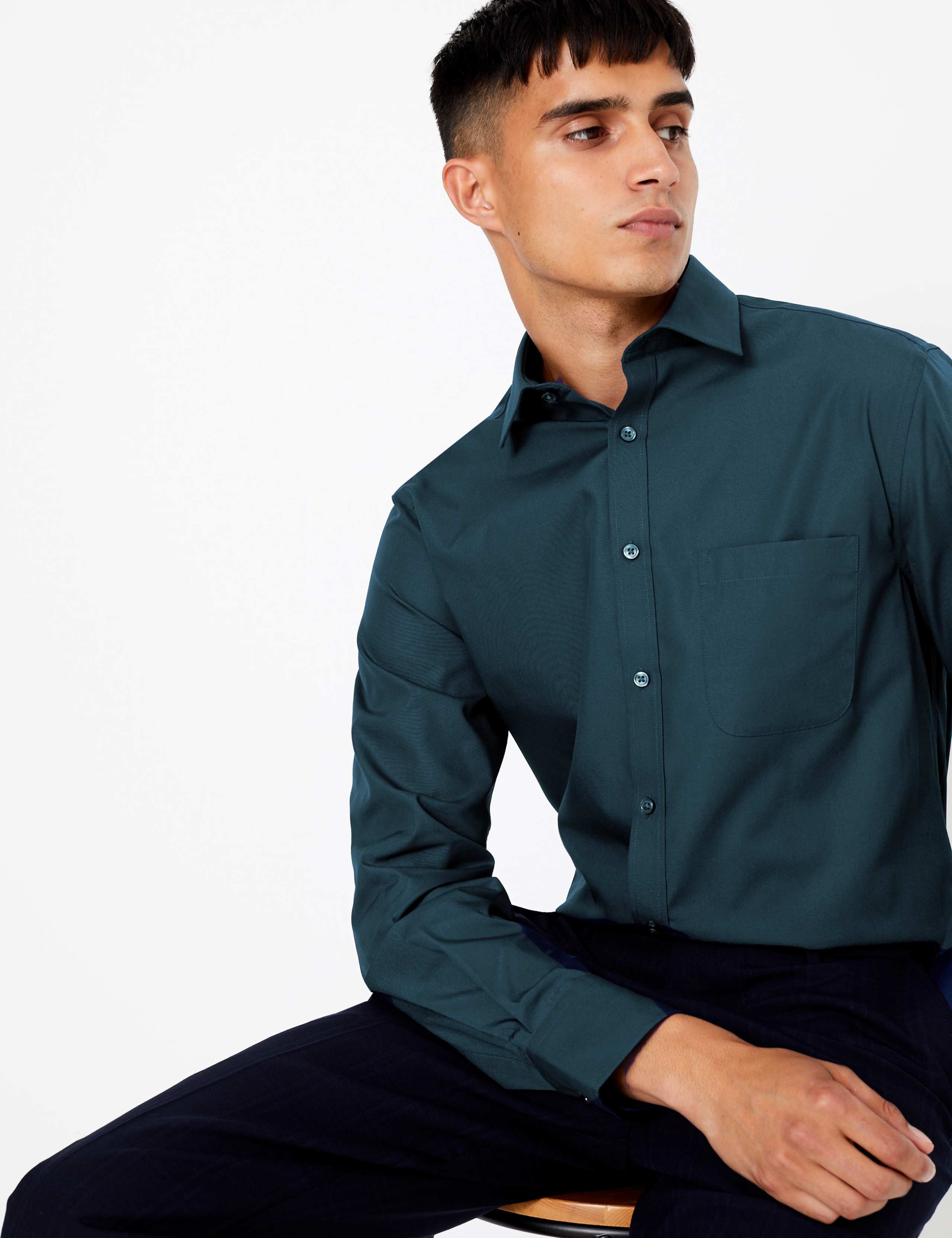 5pk Tailored Fit Long Sleeve Shirts 2 of 7