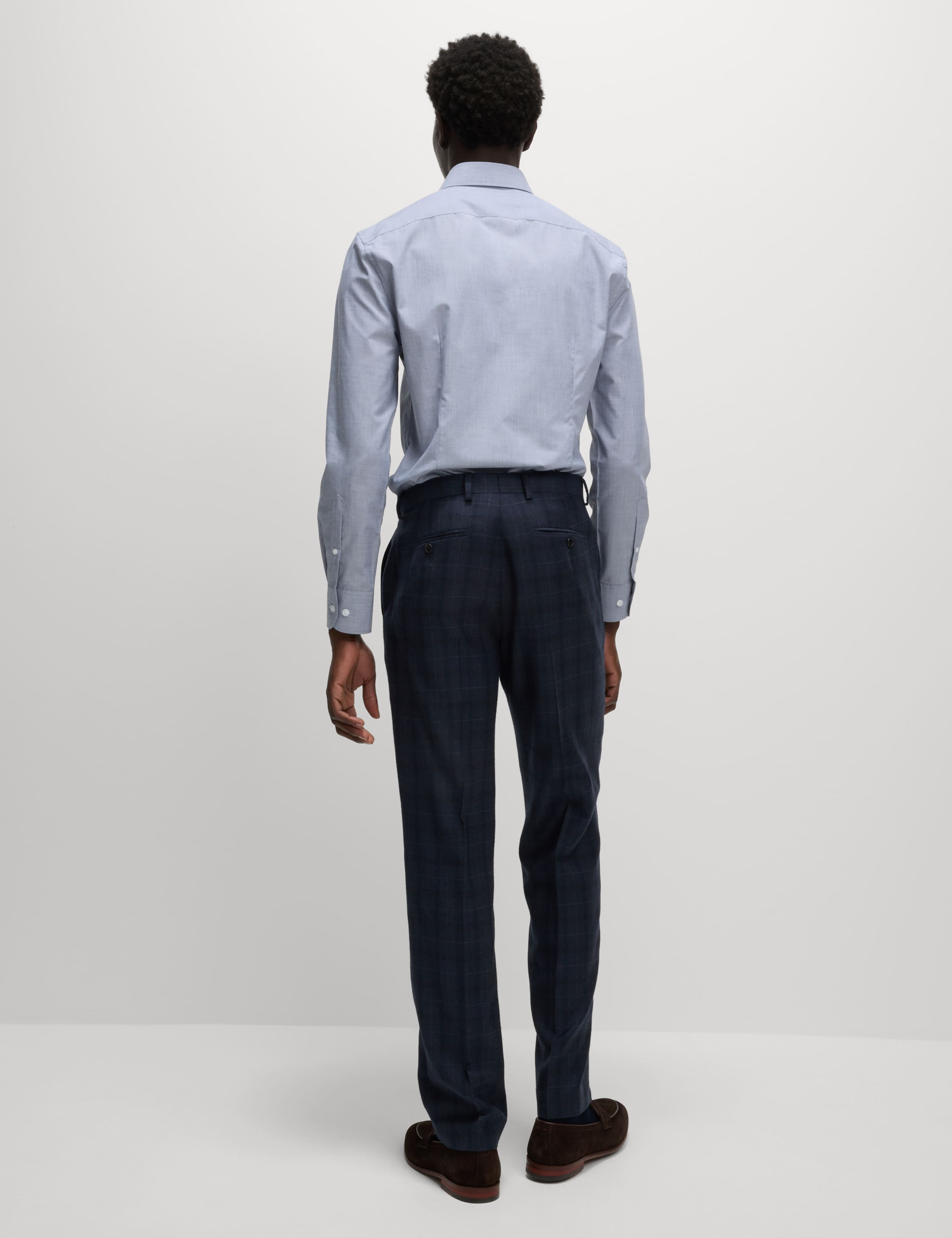 2 Pack Slim Fit Easy Iron Cotton Blend Shirts 5 of 7