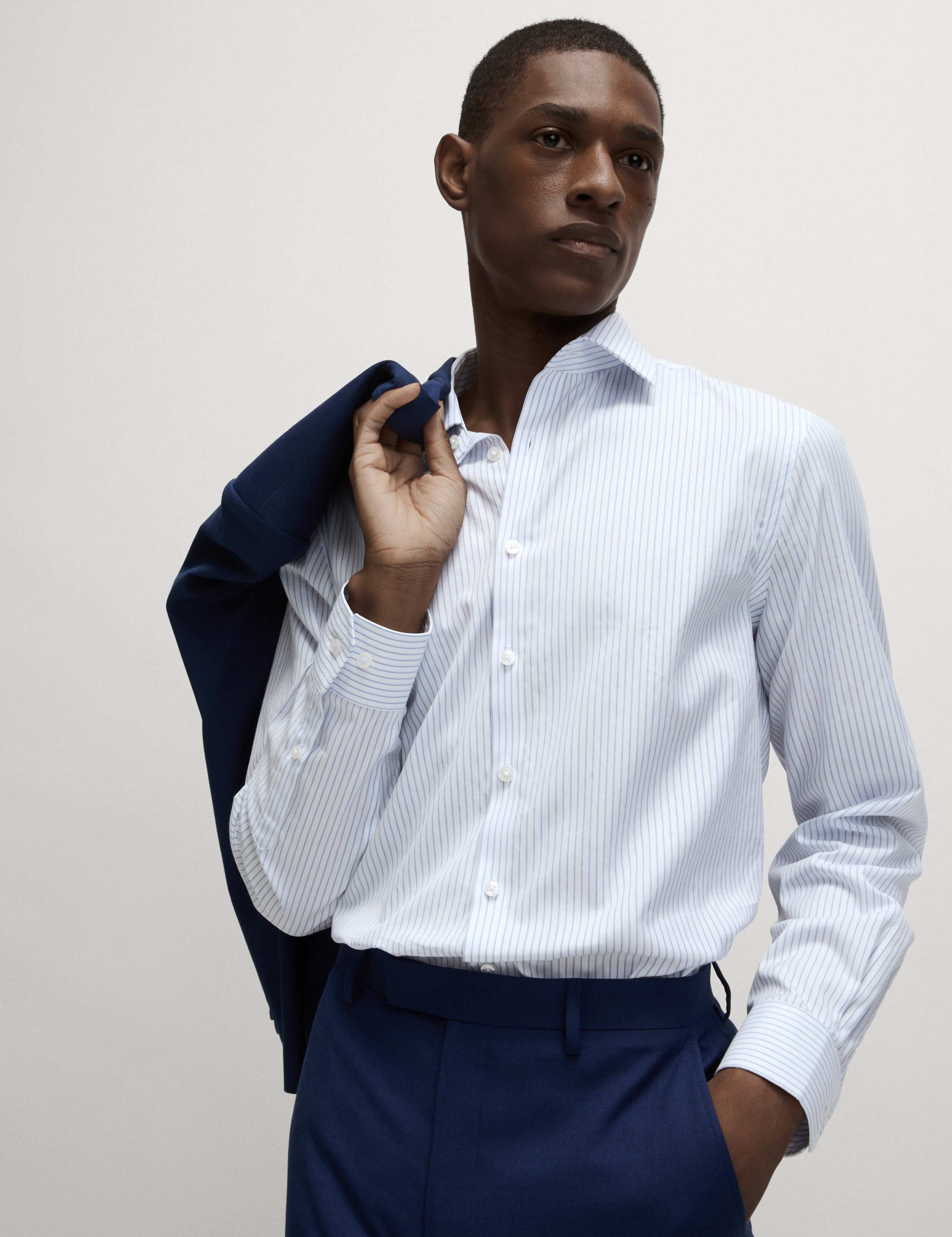 Regular Fit Luxury Cotton Striped Shirt 5 of 7