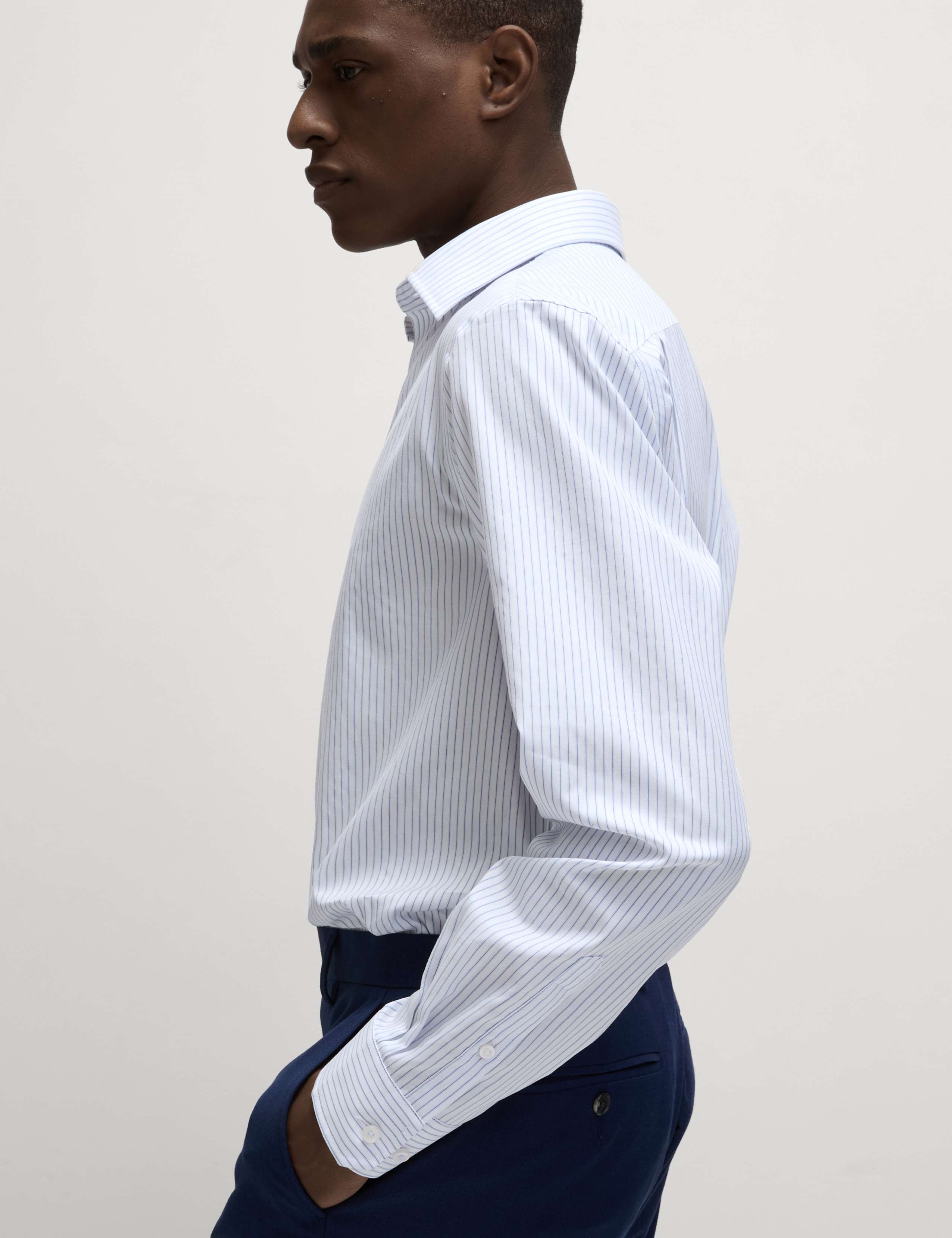 Regular Fit Luxury Cotton Striped Shirt 6 of 7