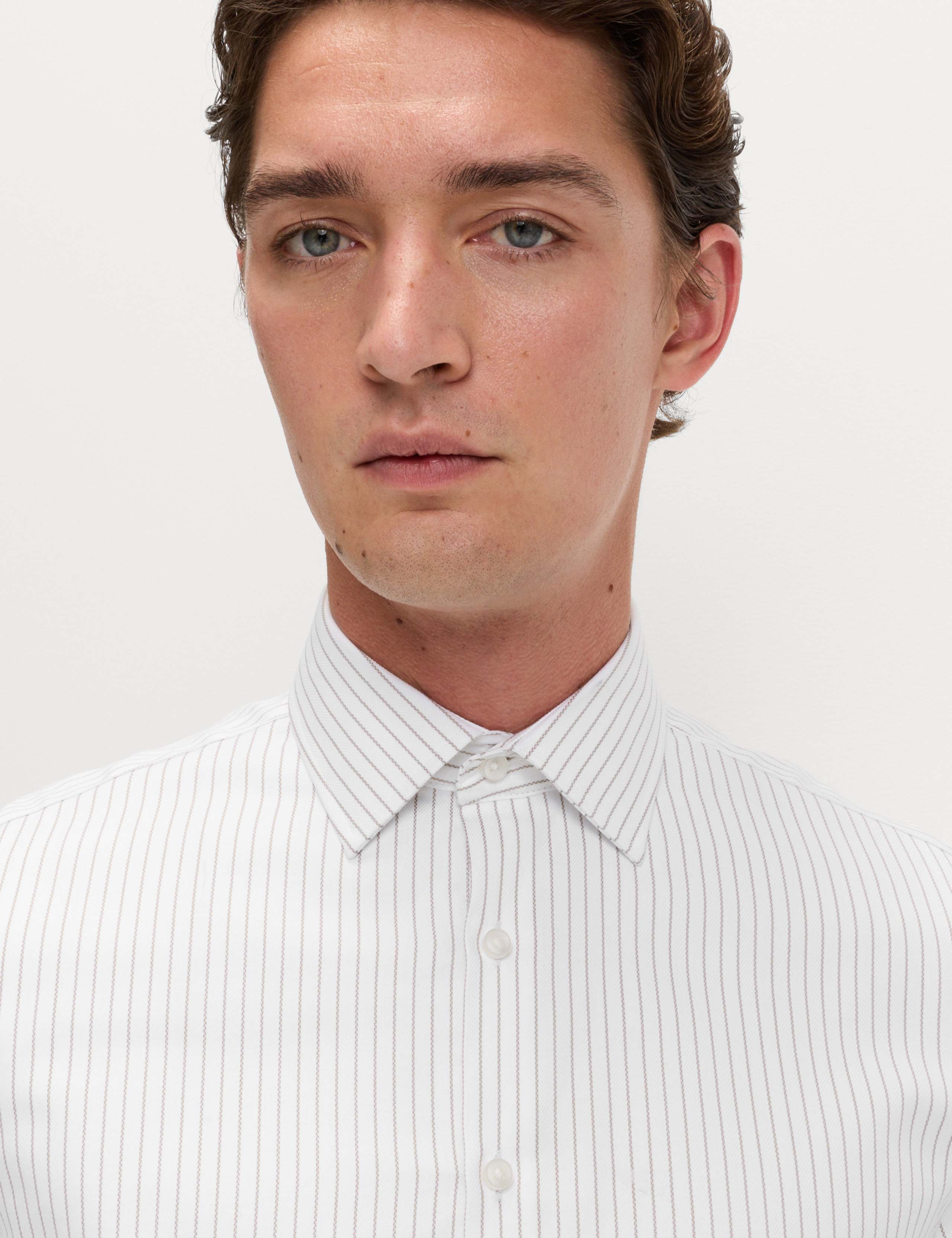 Regular Fit Pure Cotton Striped Luxury Shirt 3 of 6