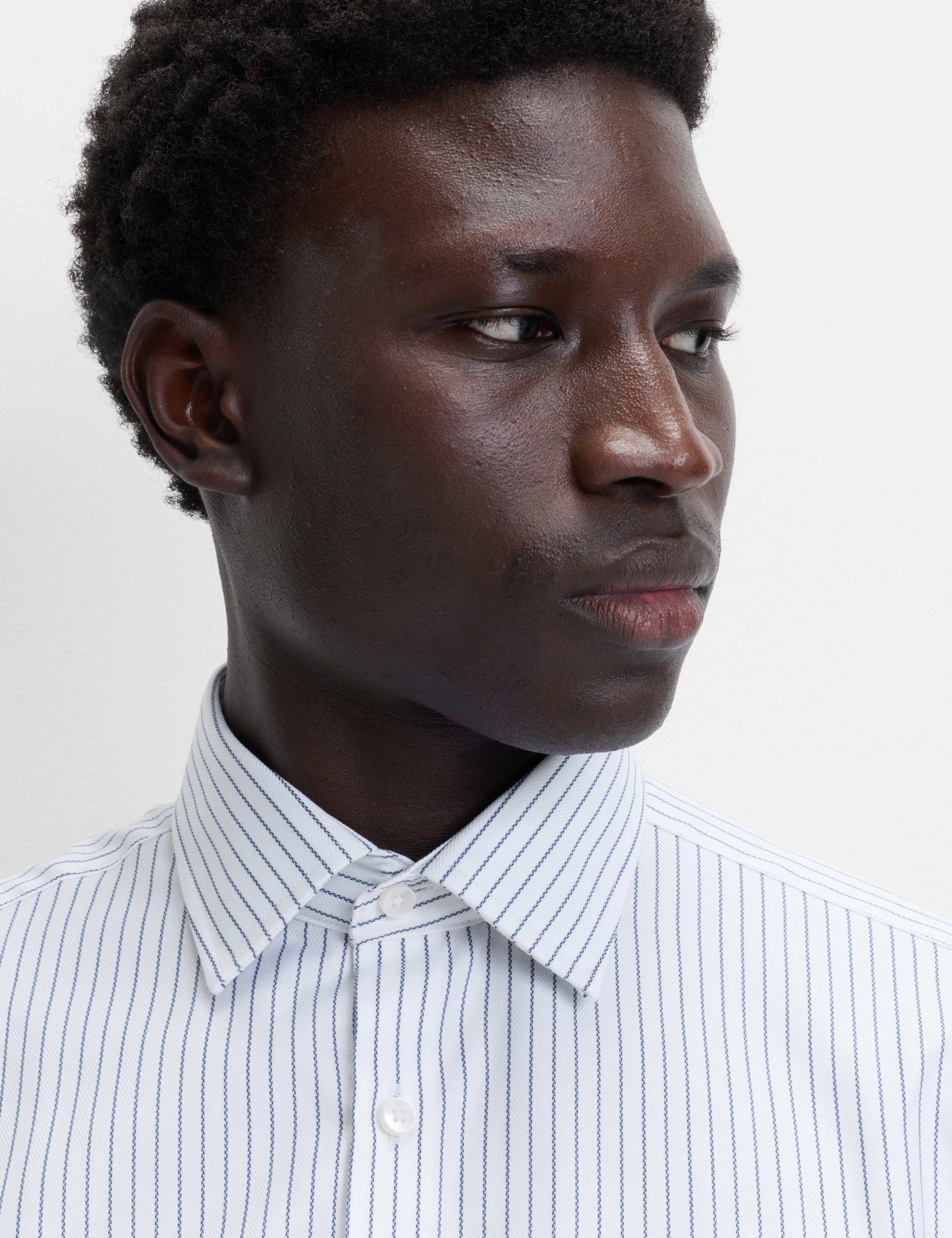 Slim Fit Pure Cotton Striped Shirt 3 of 7