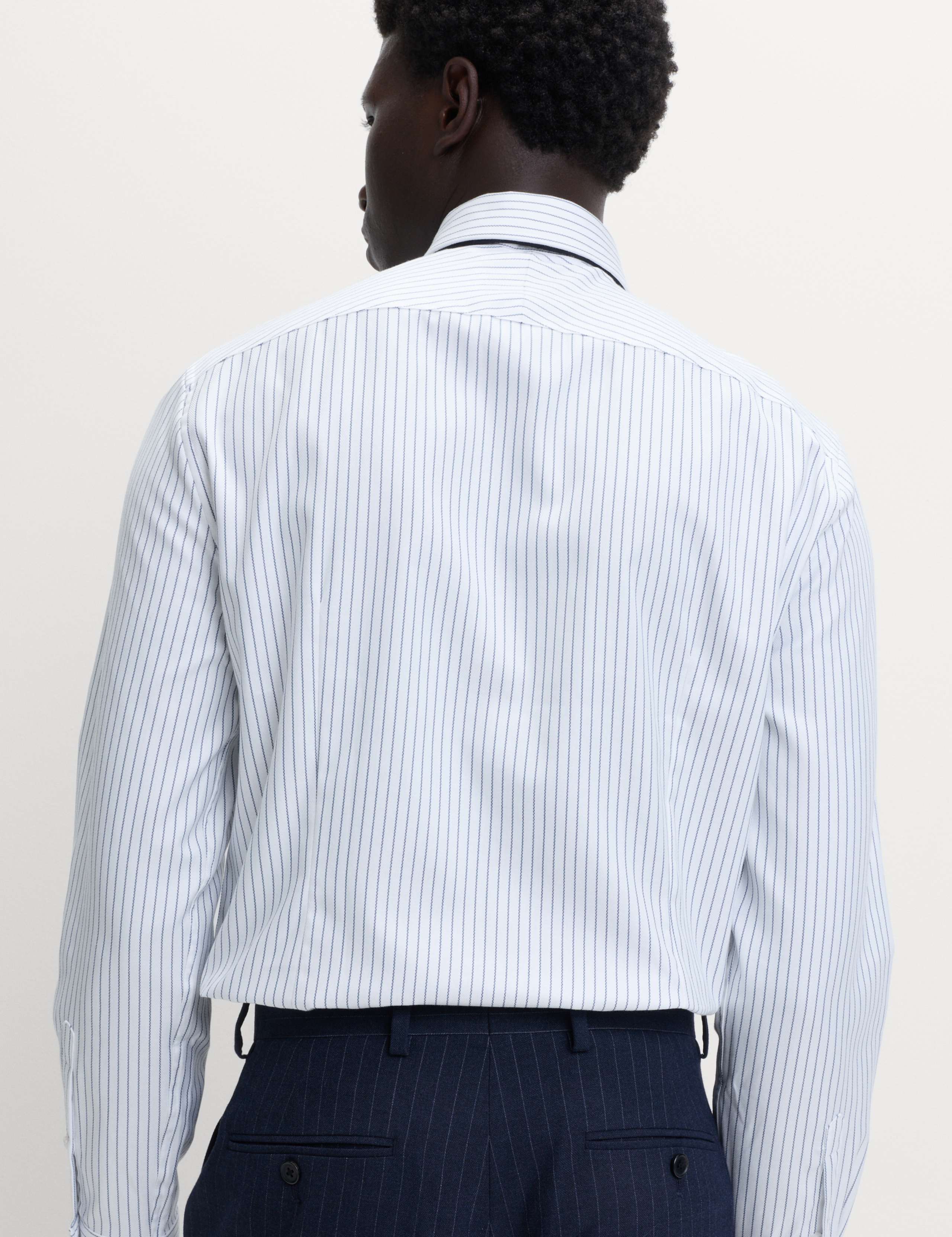 Slim Fit Pure Cotton Striped Shirt 6 of 7