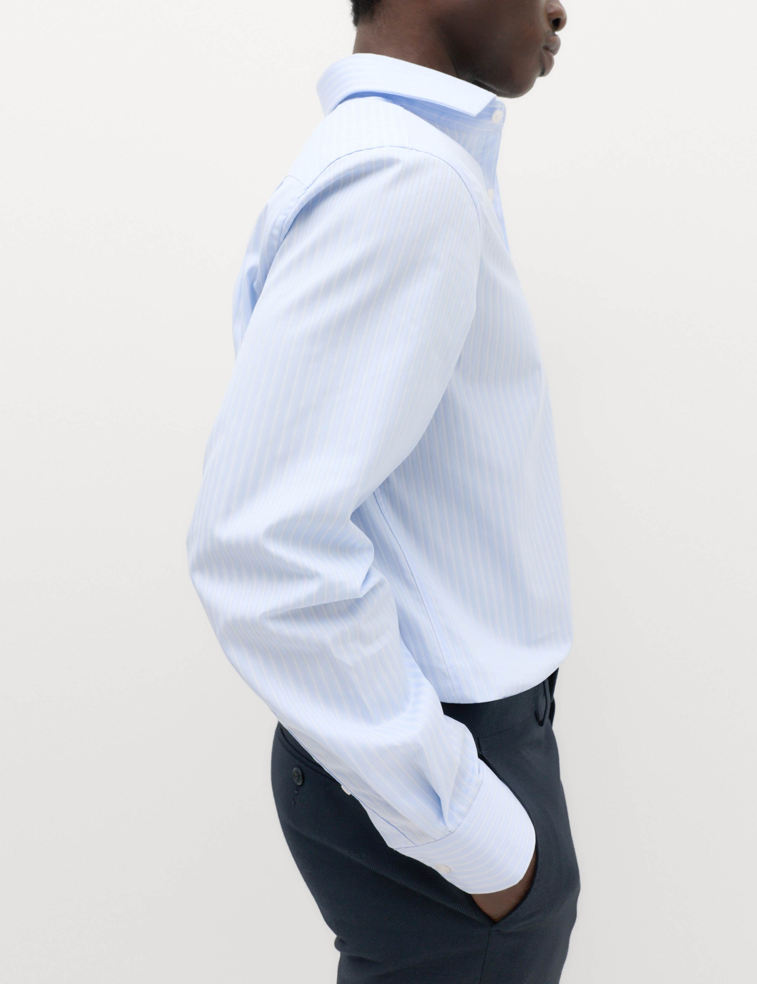 Regular Fit Luxury Cotton Striped Shirt 3 of 7