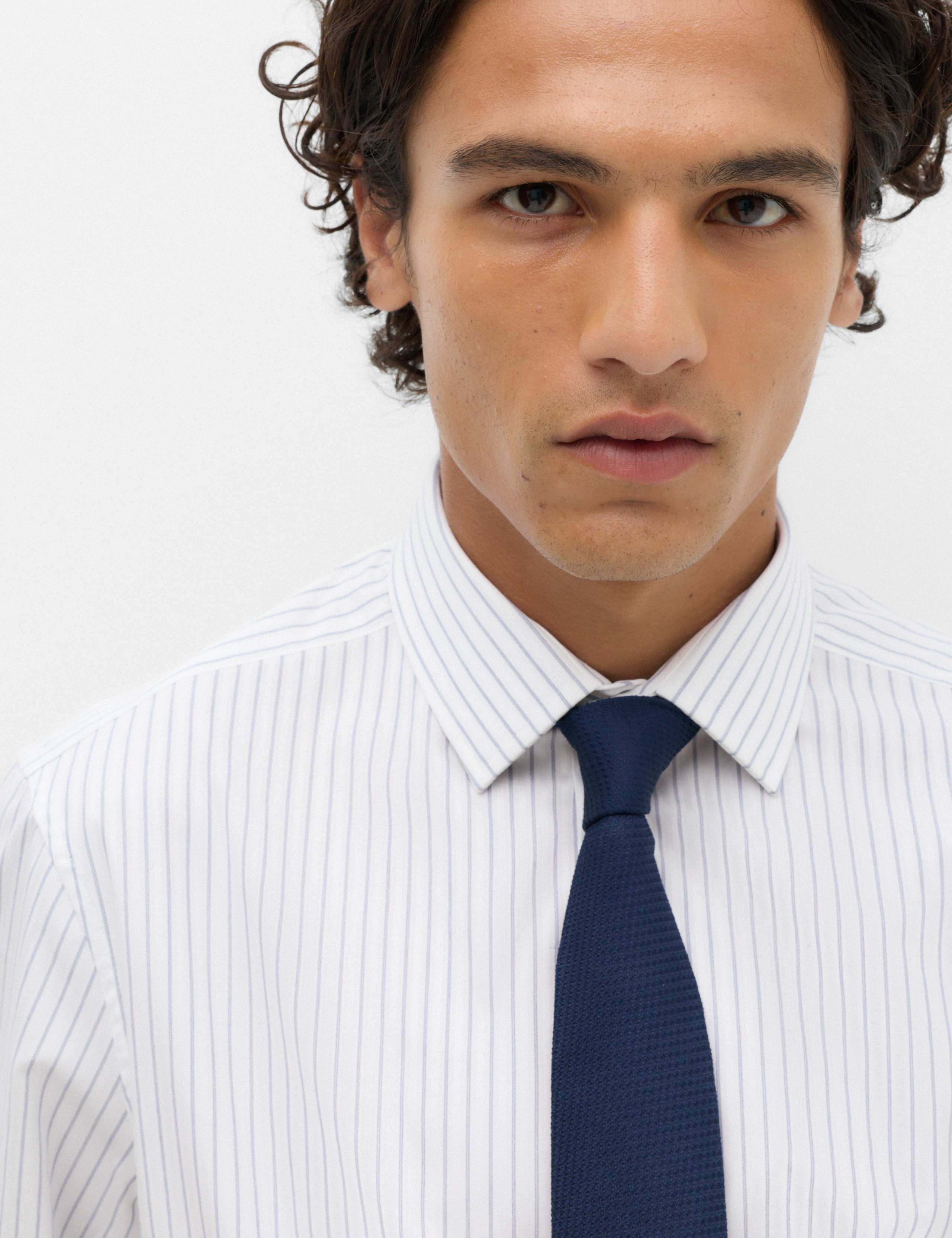 Regular Fit Luxury Cotton Striped Shirt 3 of 7
