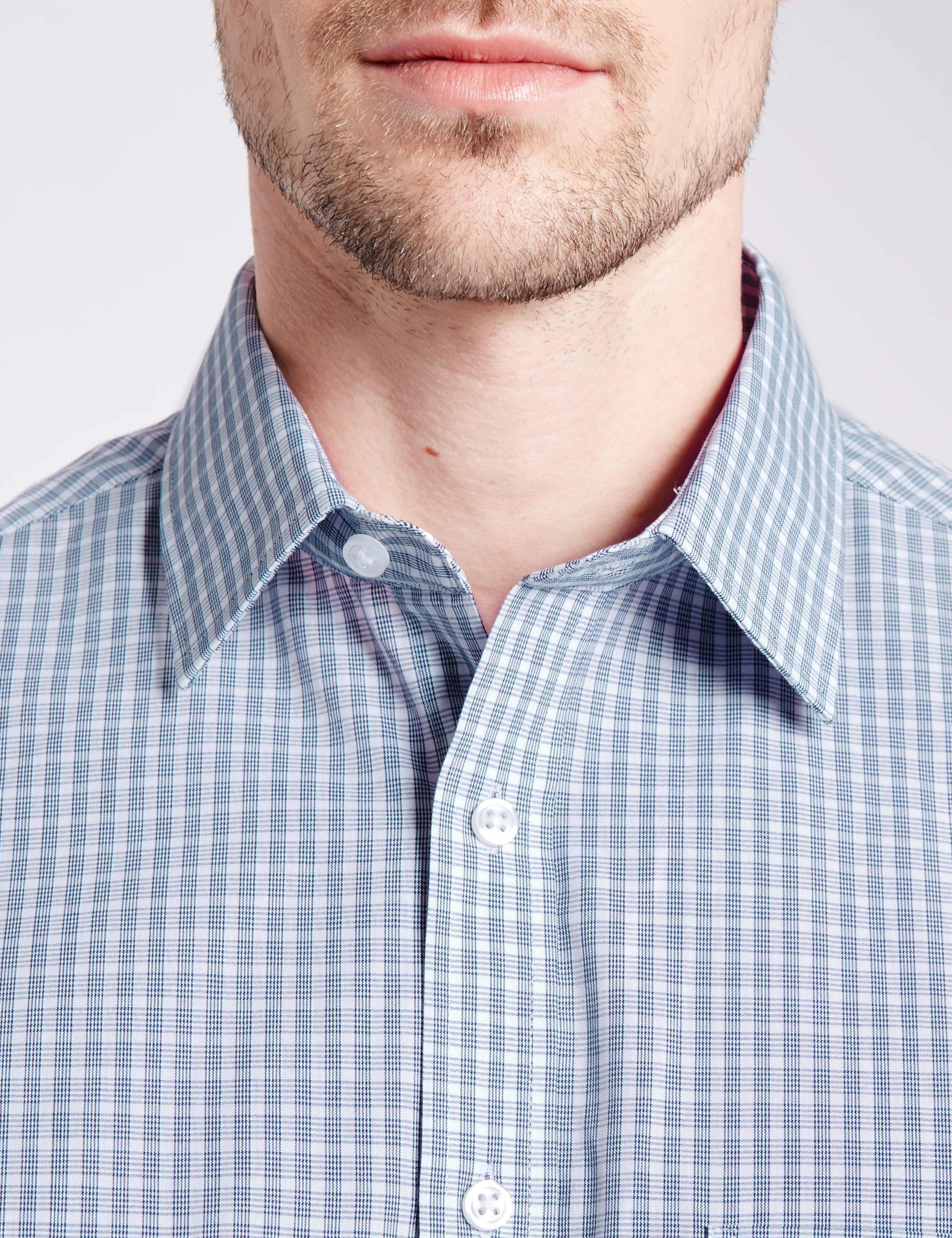 Cotton Rich Easy to Iron Checked Shirt 4 of 4