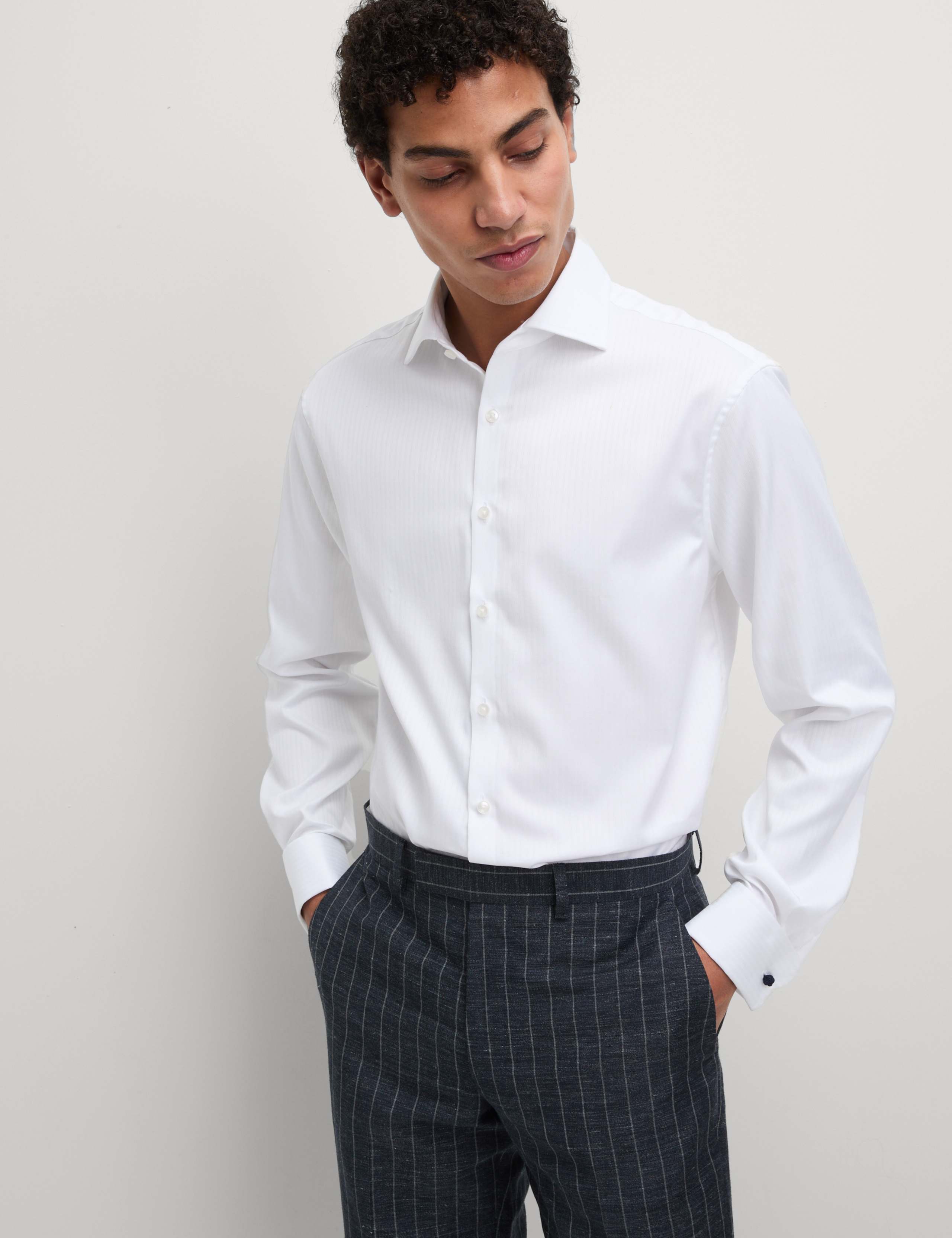 Regular Fit Luxury Cotton Striped Shirt 4 of 8