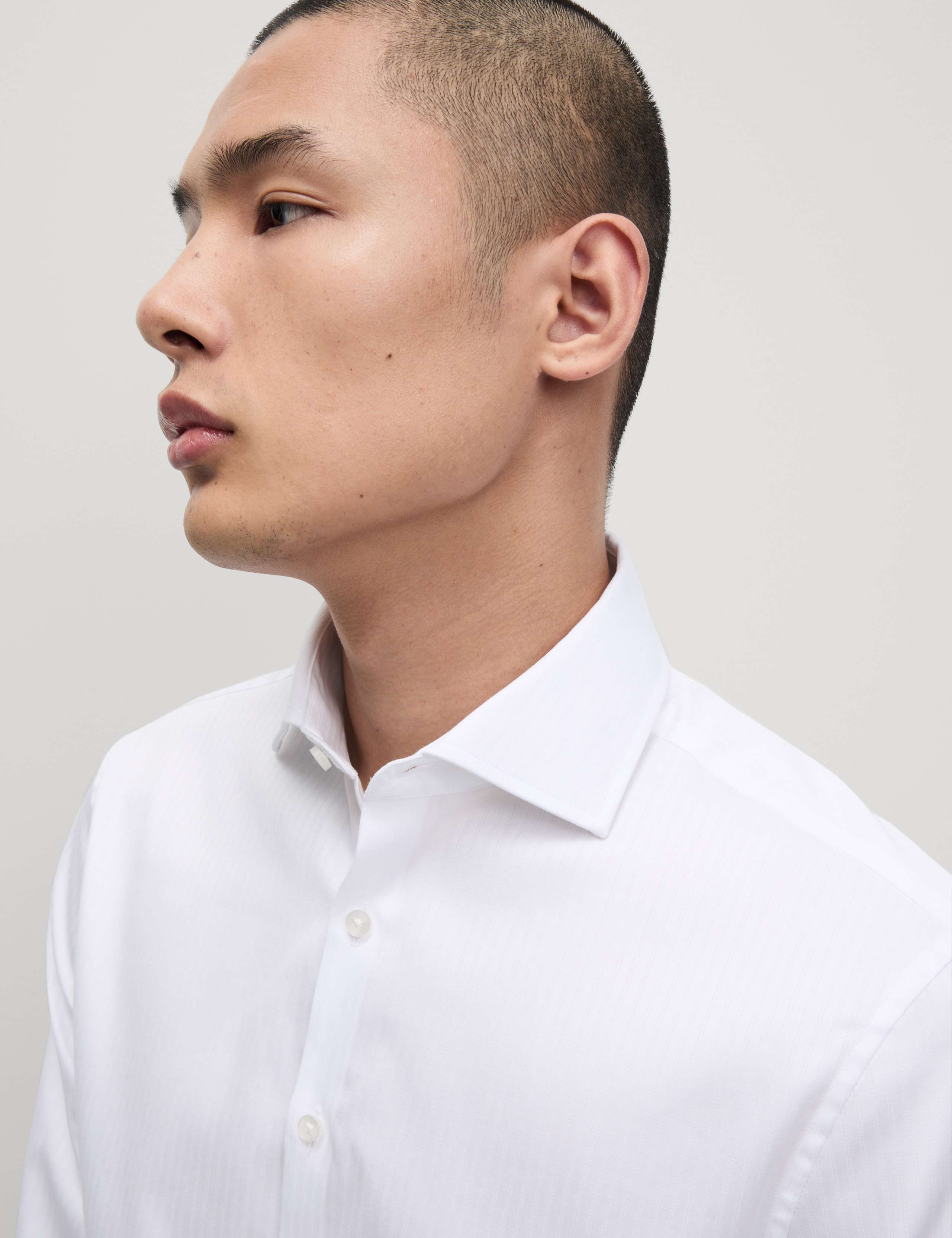 Slim Fit Luxury Cotton Striped Shirt 6 of 6