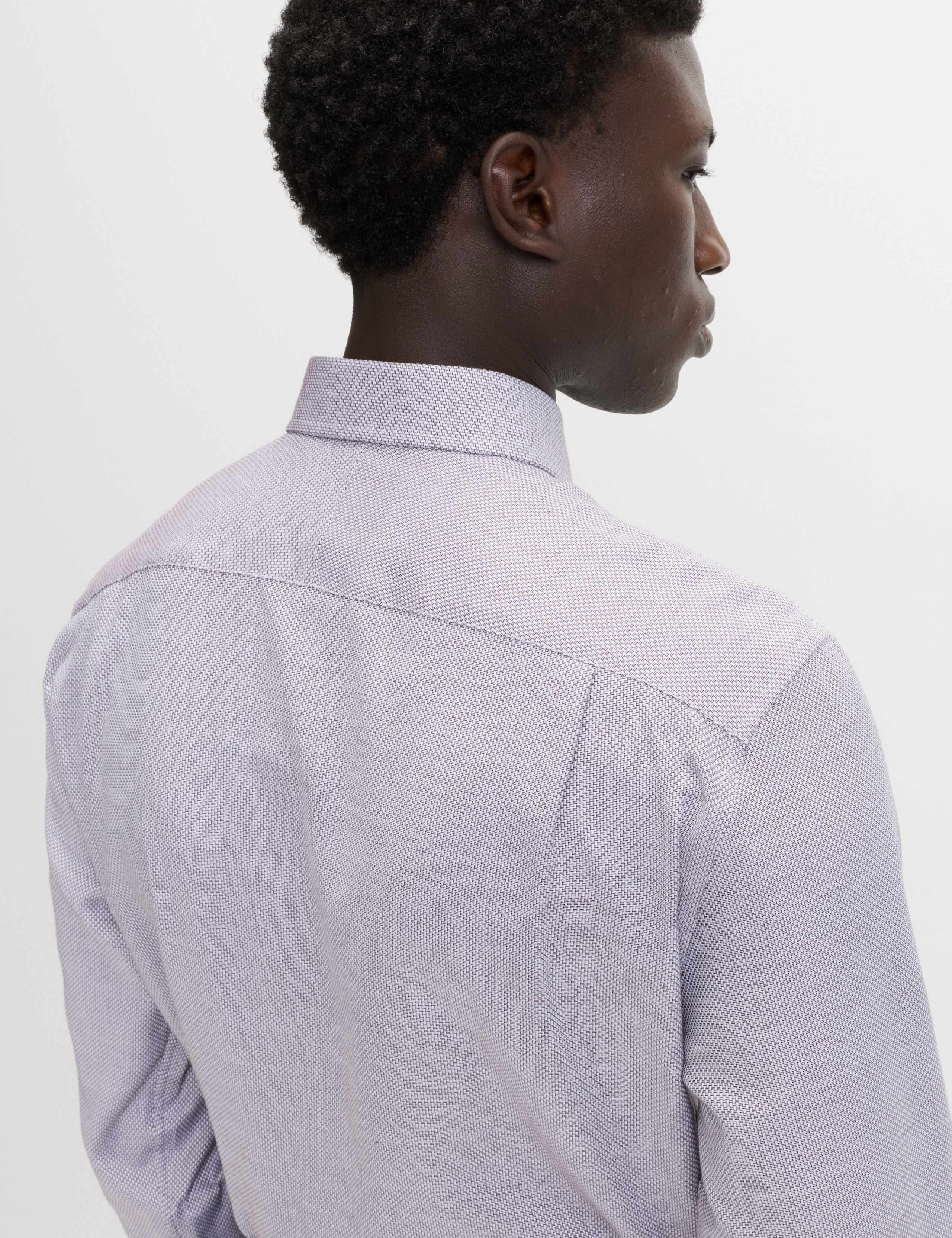 Regular Fit Luxury Pure Cotton Textured Shirt 3 of 5