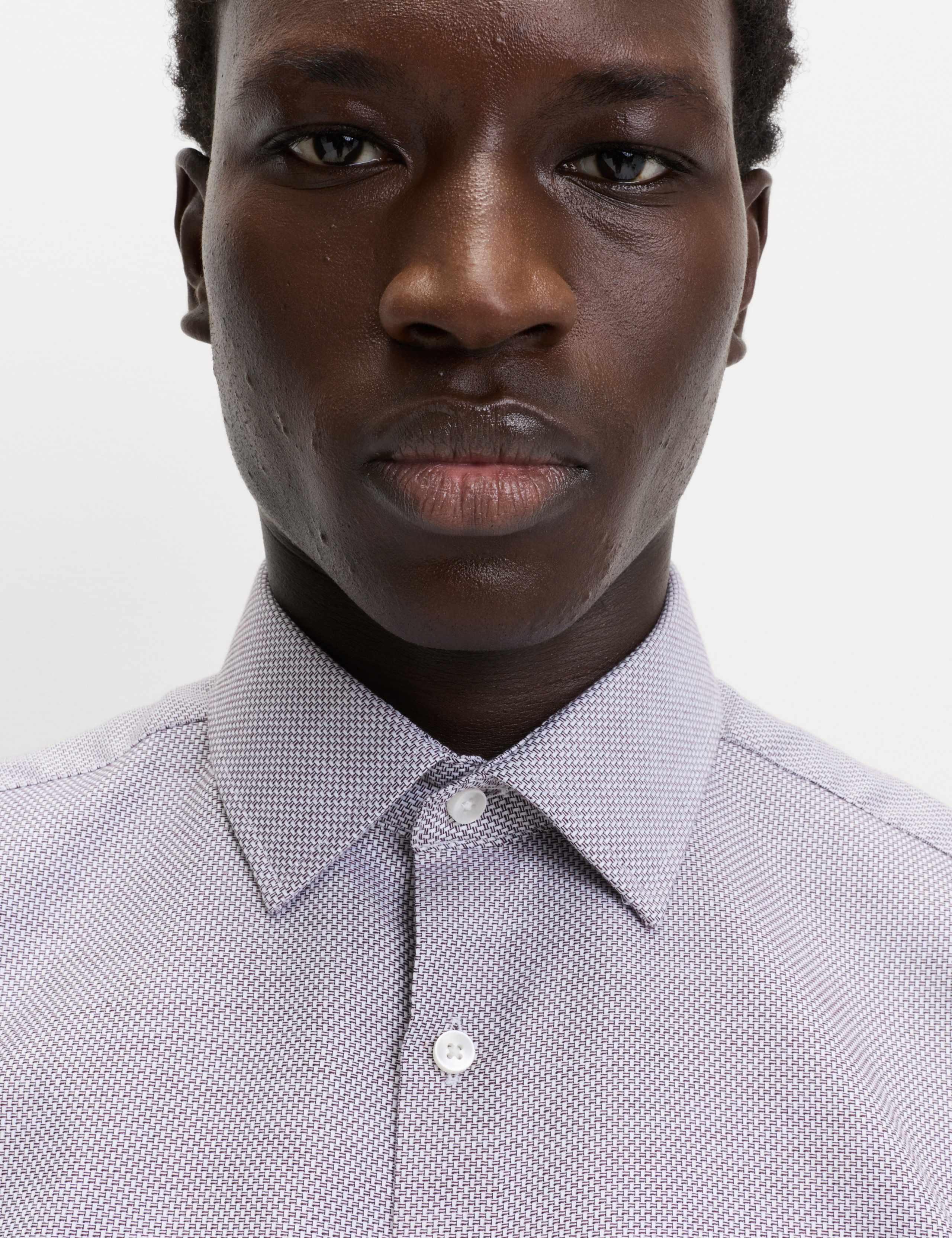 Regular Fit Luxury Pure Cotton Textured Shirt 4 of 5