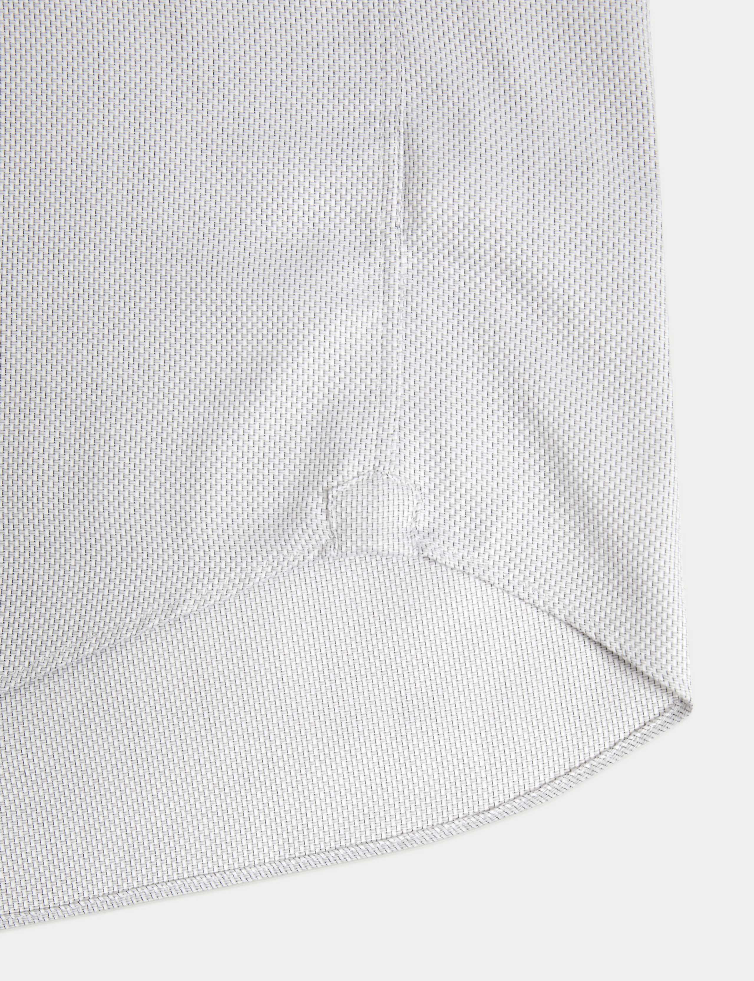 Slim Fit Luxury Pure Cotton Textured Shirt 3 of 7