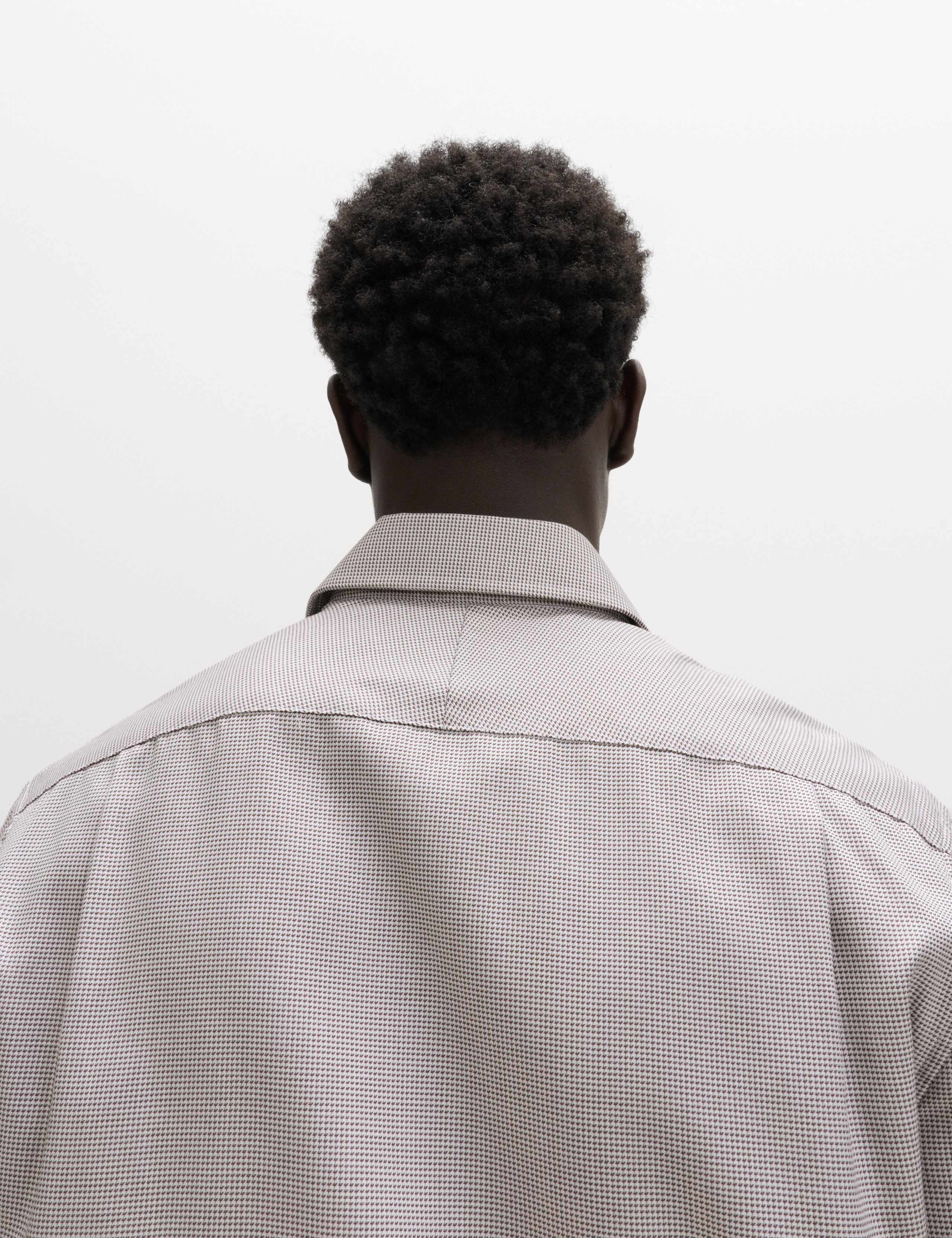 Luxury Cotton Easy Iron Slim Fit Textured Shirt 4 of 7