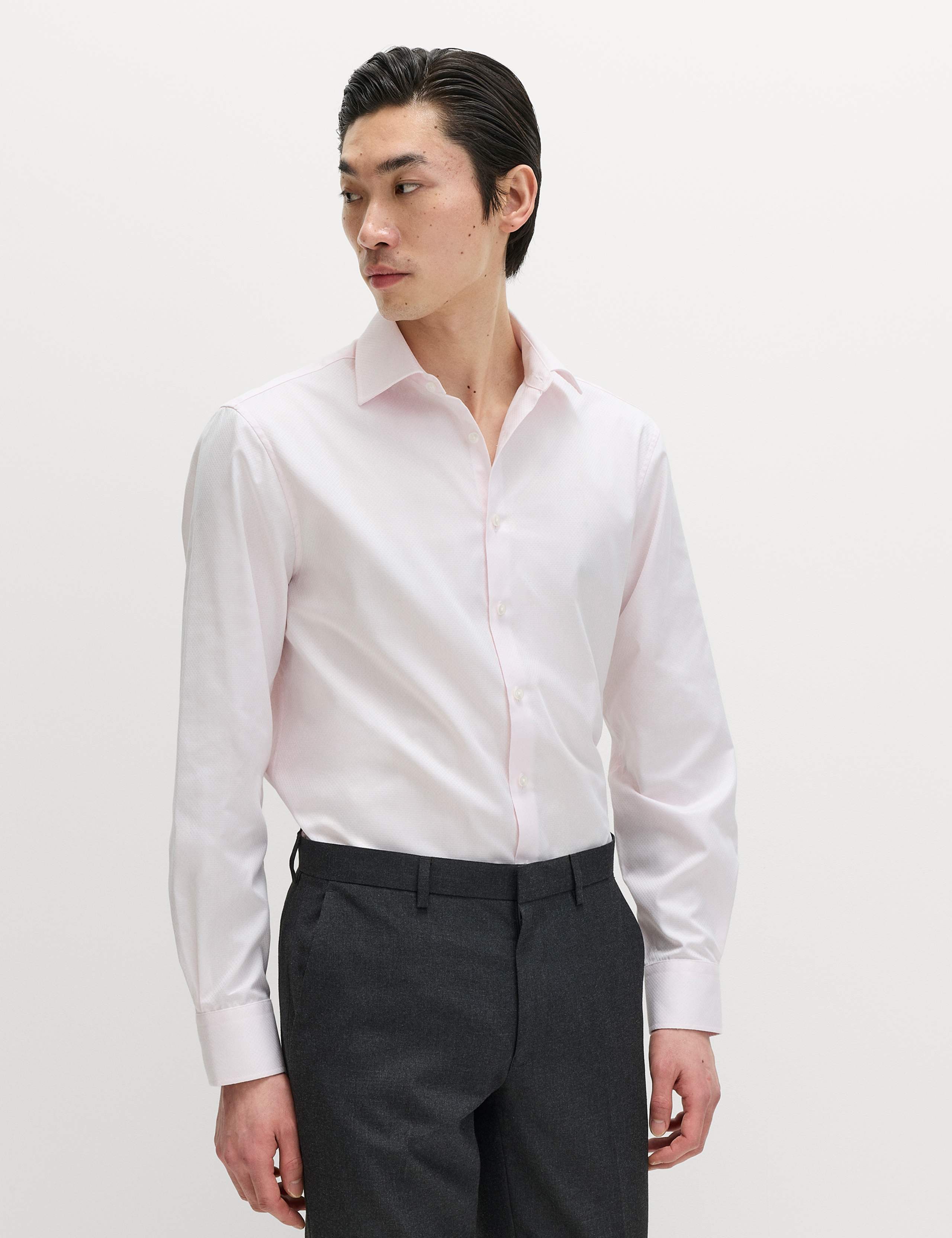 Regular Fit Luxury Pure Cotton Textured Shirt 1 of 8