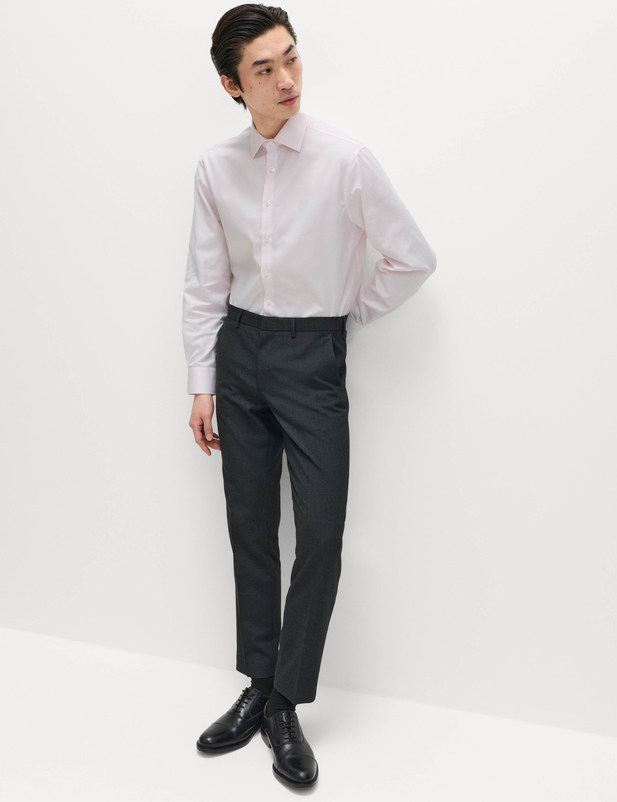 Regular Fit Luxury Pure Cotton Textured Shirt 6 of 8