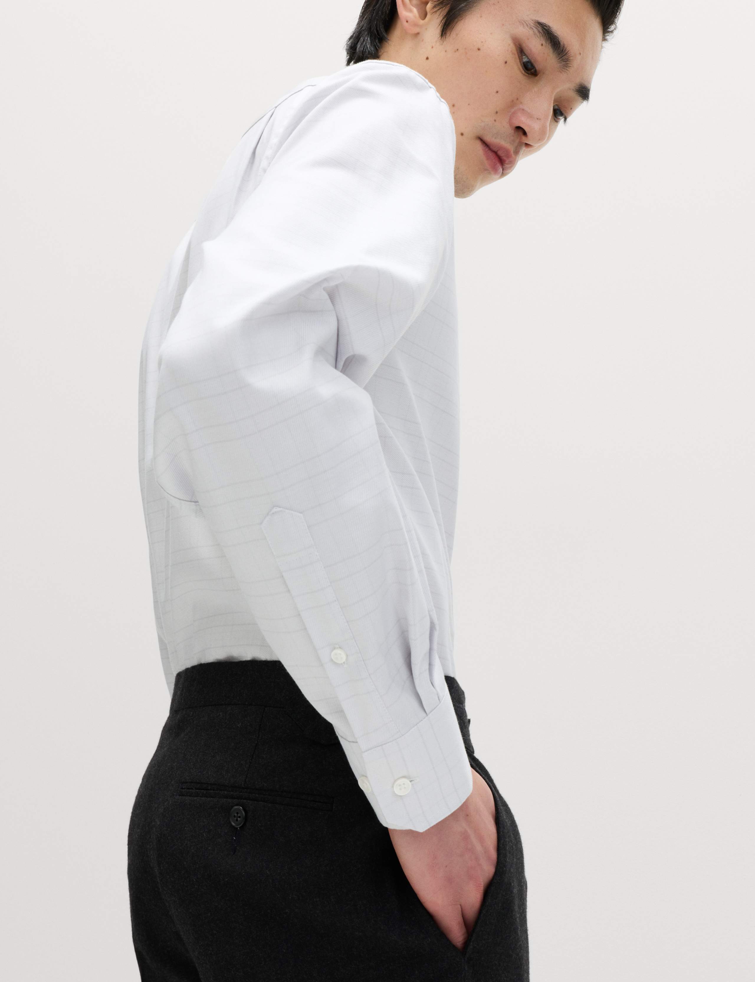 Regular Fit Luxury Pure Cotton Check Shirt 4 of 7