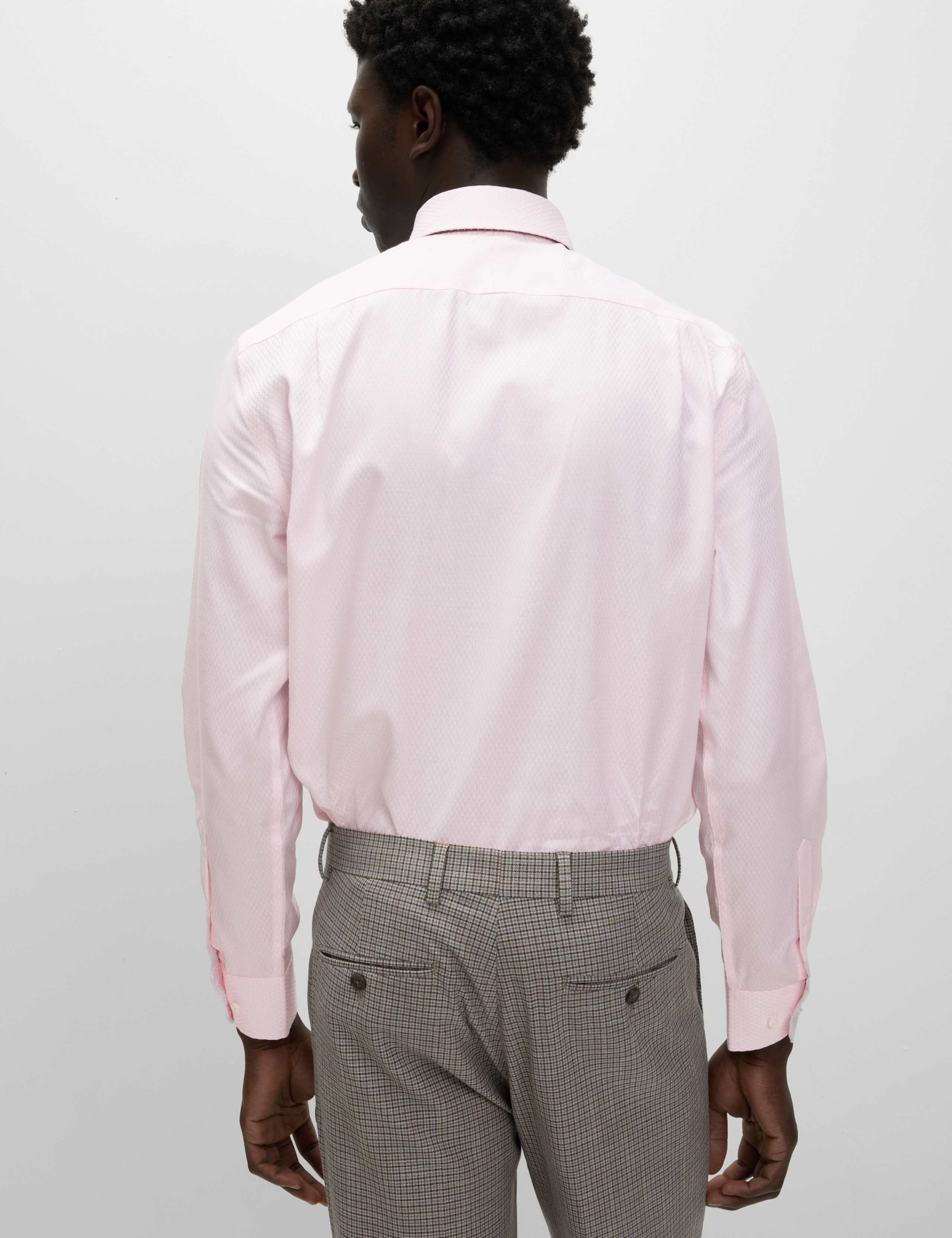 Regular Fit Luxury Pure Cotton Textured Shirt 6 of 6