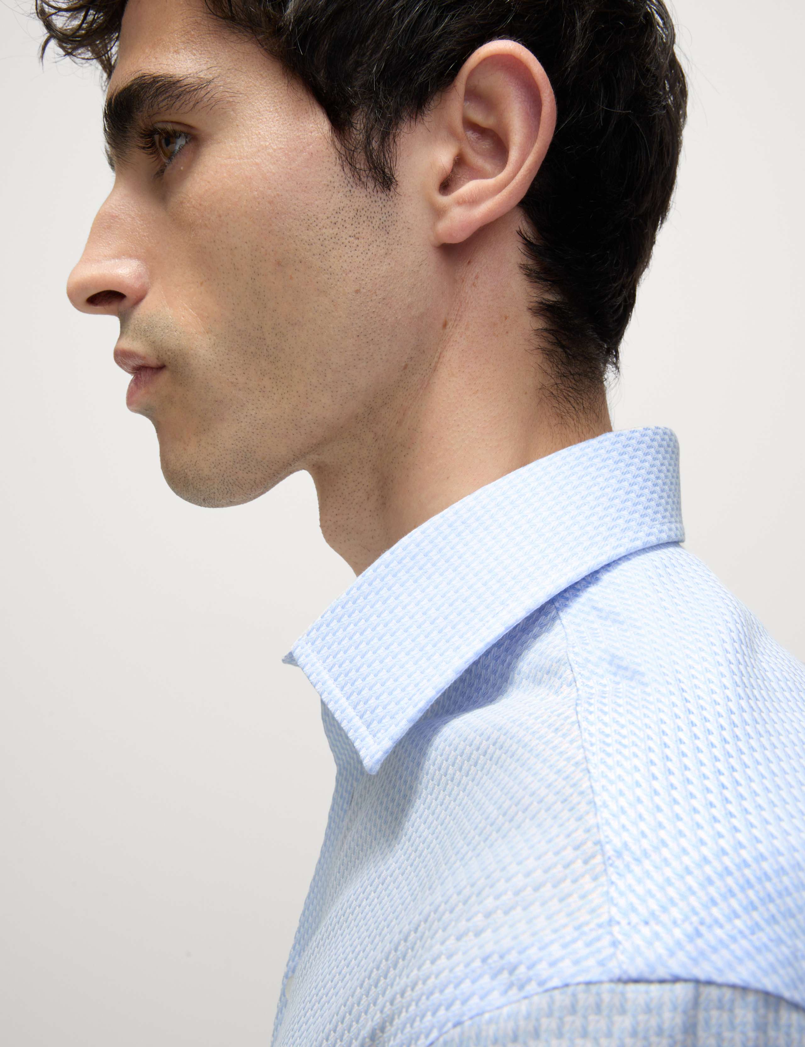 Regular Fit Luxury Pure Cotton Textured Shirt 1 of 6