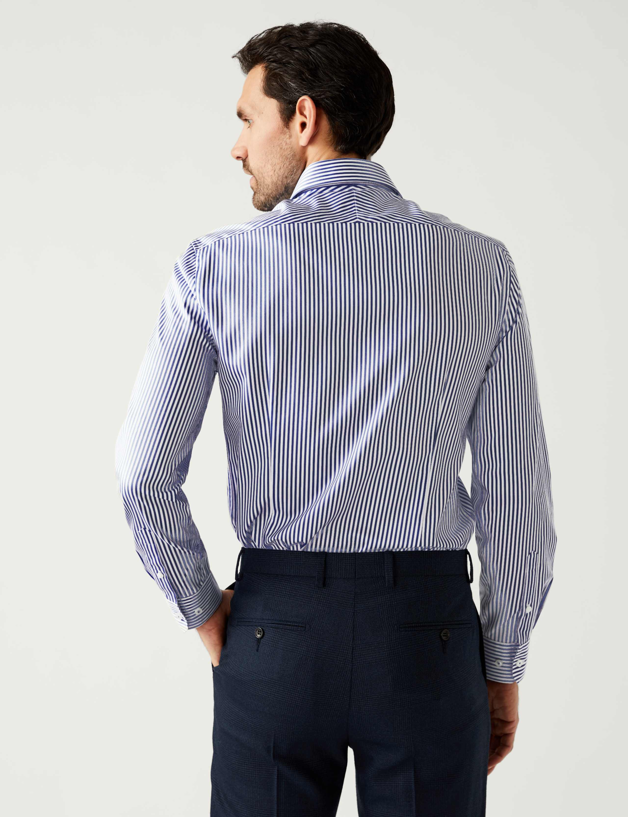 Slim Fit Pure Cotton Striped Shirt 6 of 10