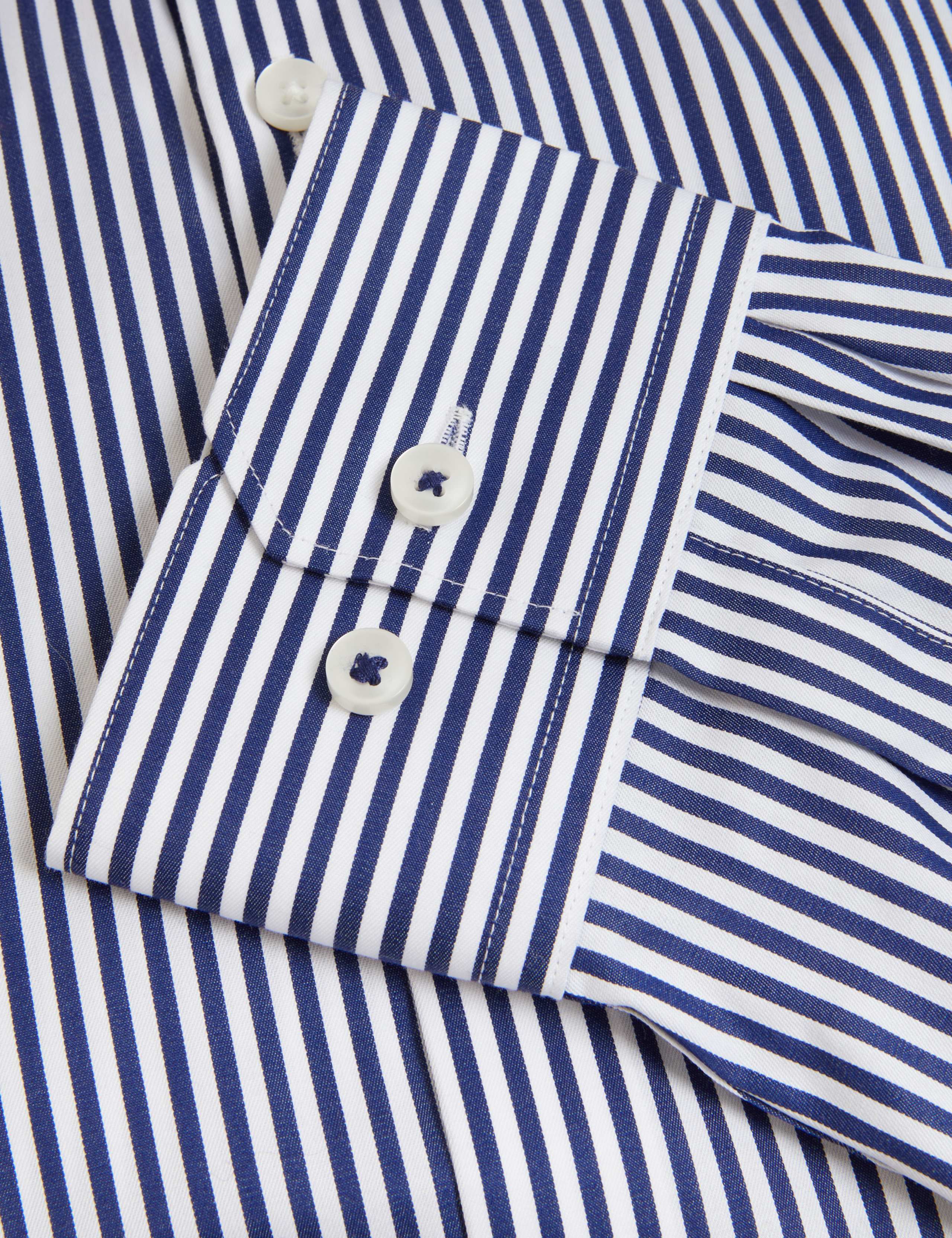 Slim Fit Pure Cotton Striped Shirt 9 of 10