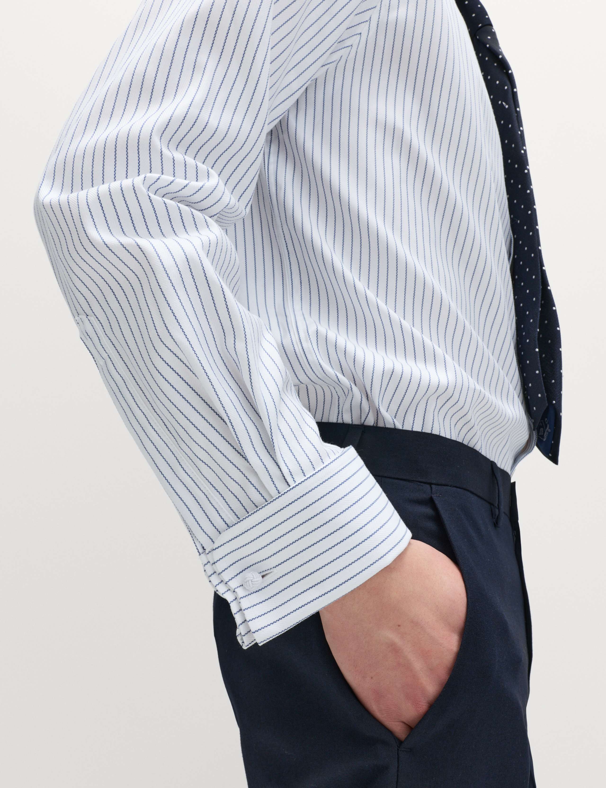 Regular Fit Luxury Pure Cotton Striped Shirt 4 of 7