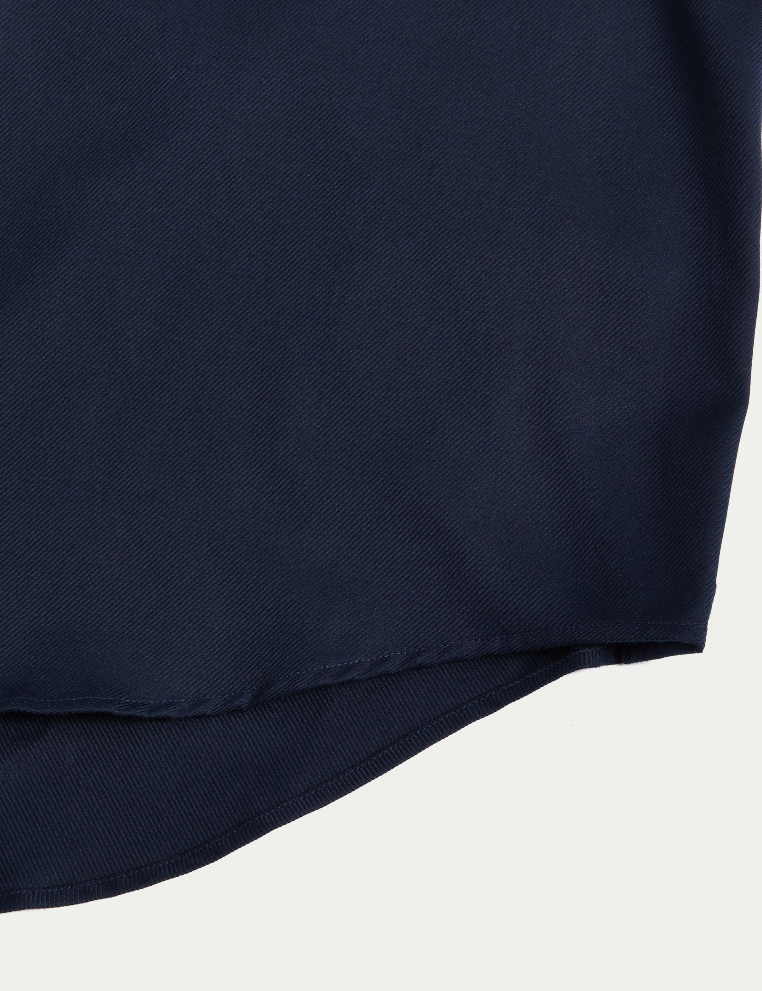 Regular Fit Luxury Cotton Double Cuff Twill Shirt 3 of 7
