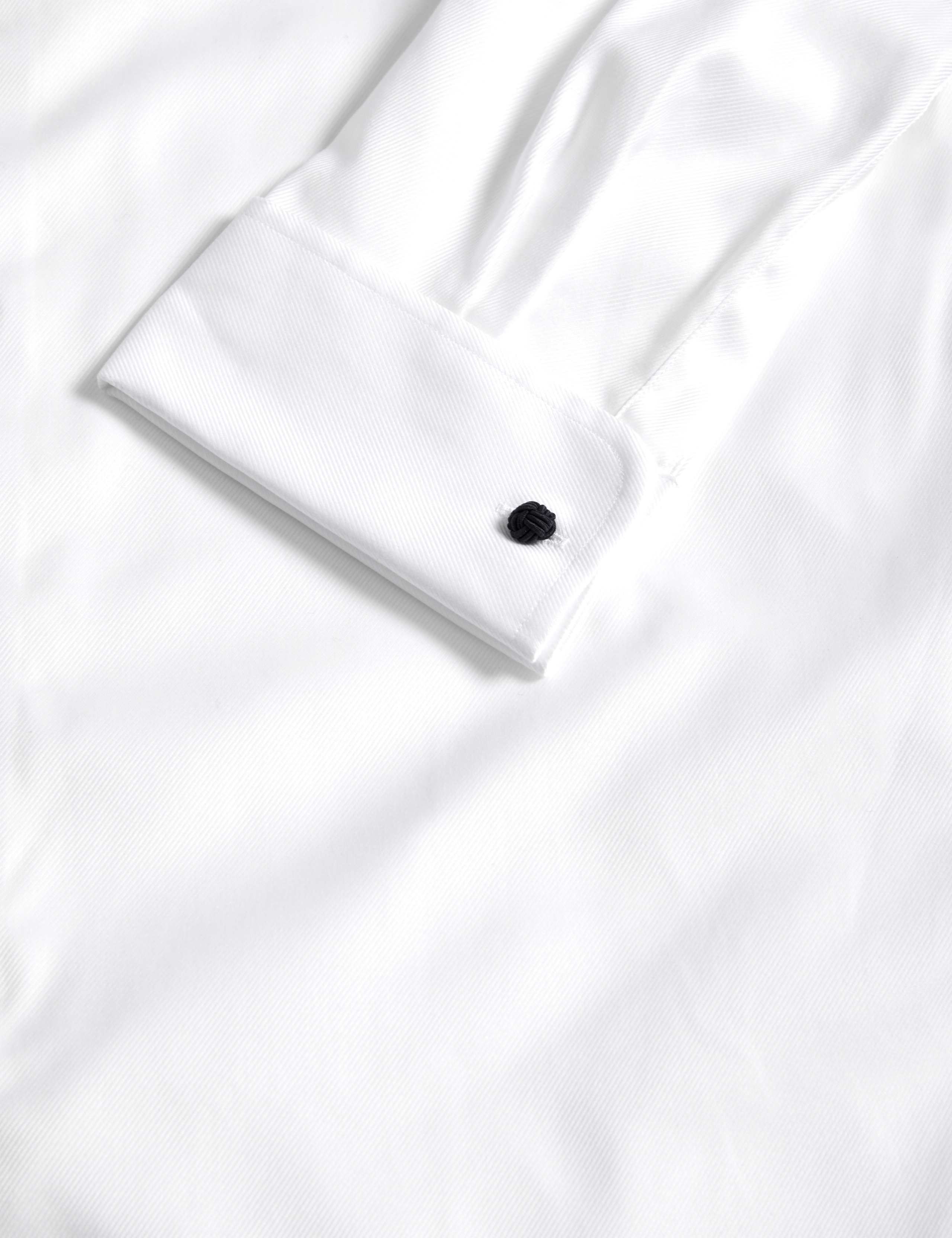 Regular Fit Luxury Cotton Double Cuff Twill Shirt 3 of 8