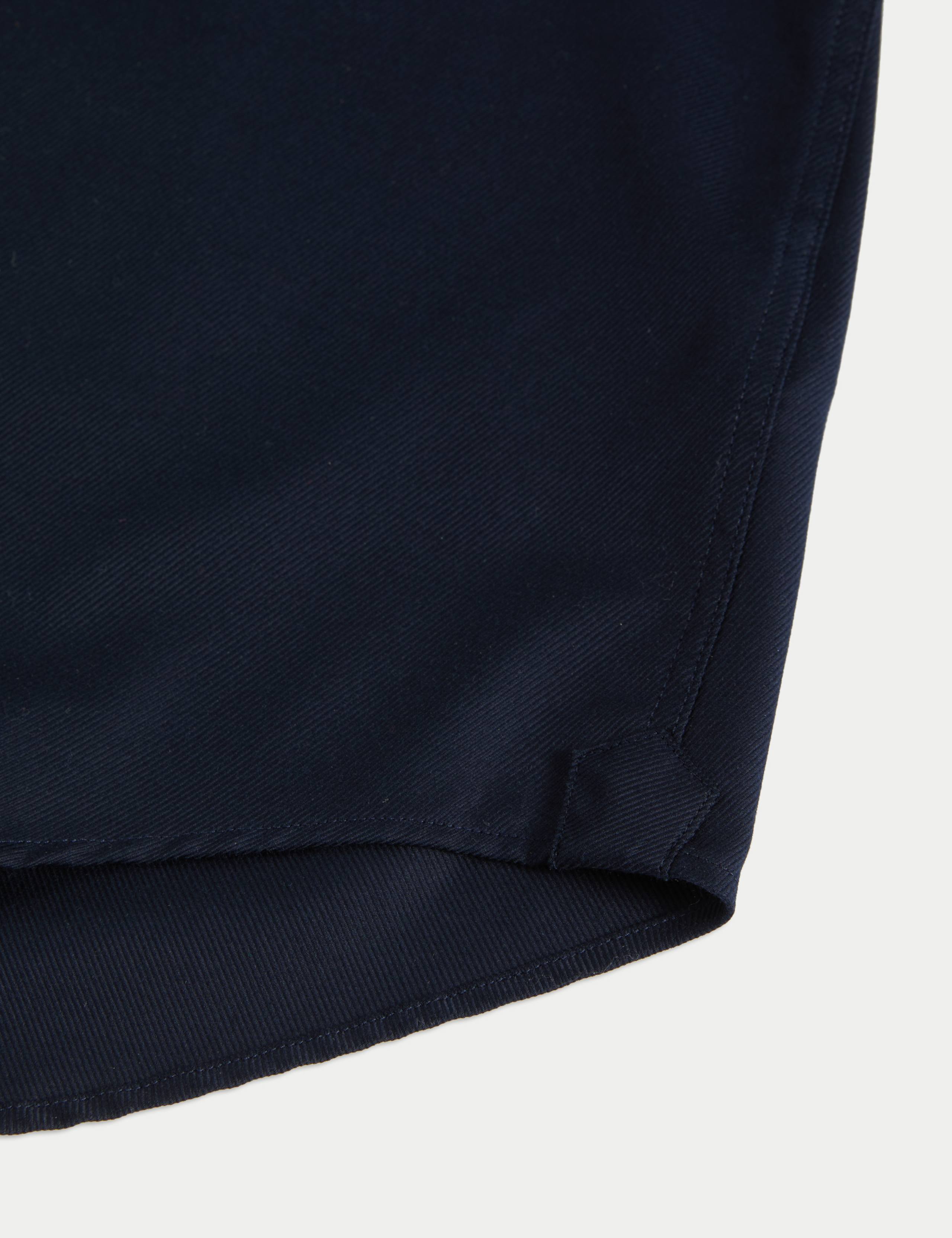 Slim Fit Luxury Cotton Double Cuff Twill Shirt 3 of 6