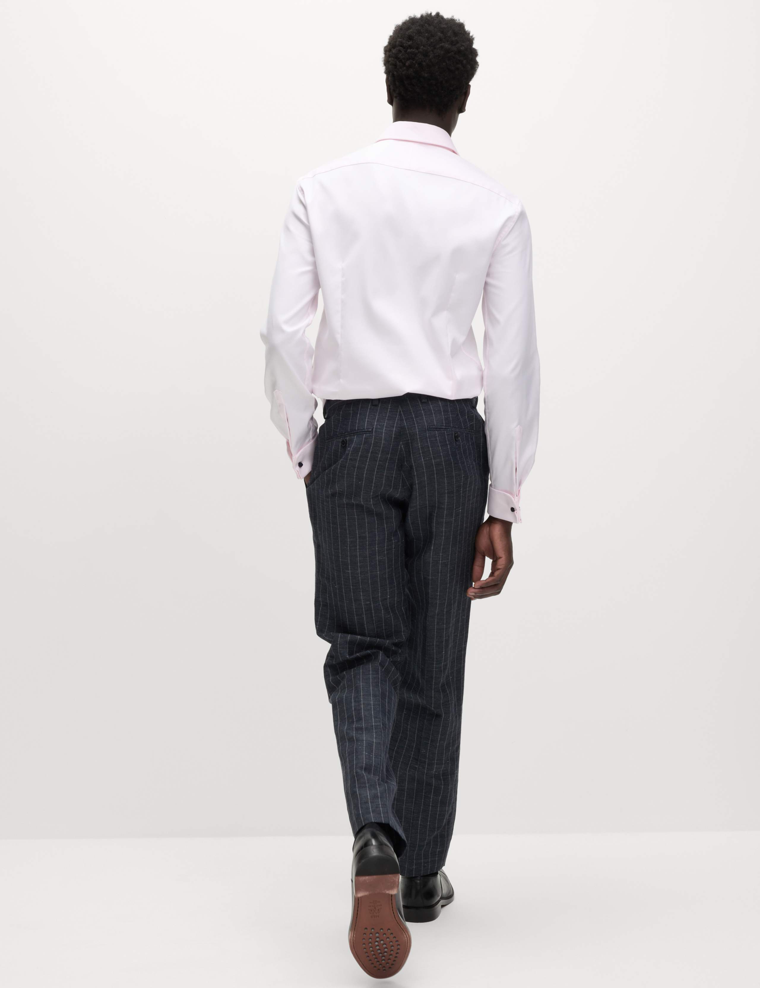 Slim Fit Luxury Cotton Double Cuff Twill Shirt 6 of 6