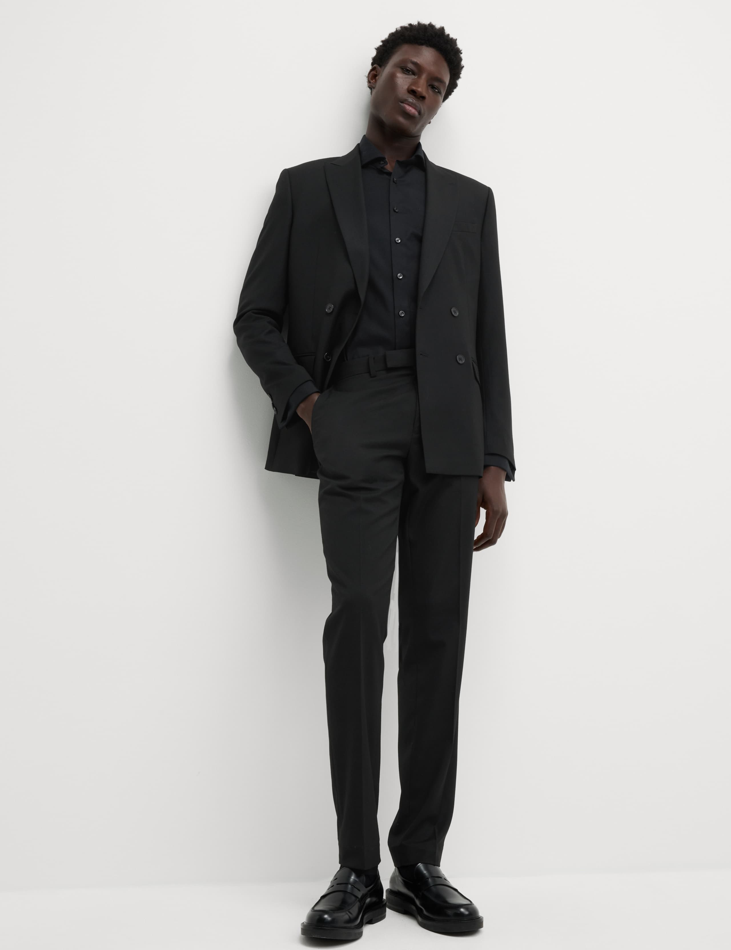 Slim Fit Luxury Cotton Double Cuff Twill Shirt 4 of 7