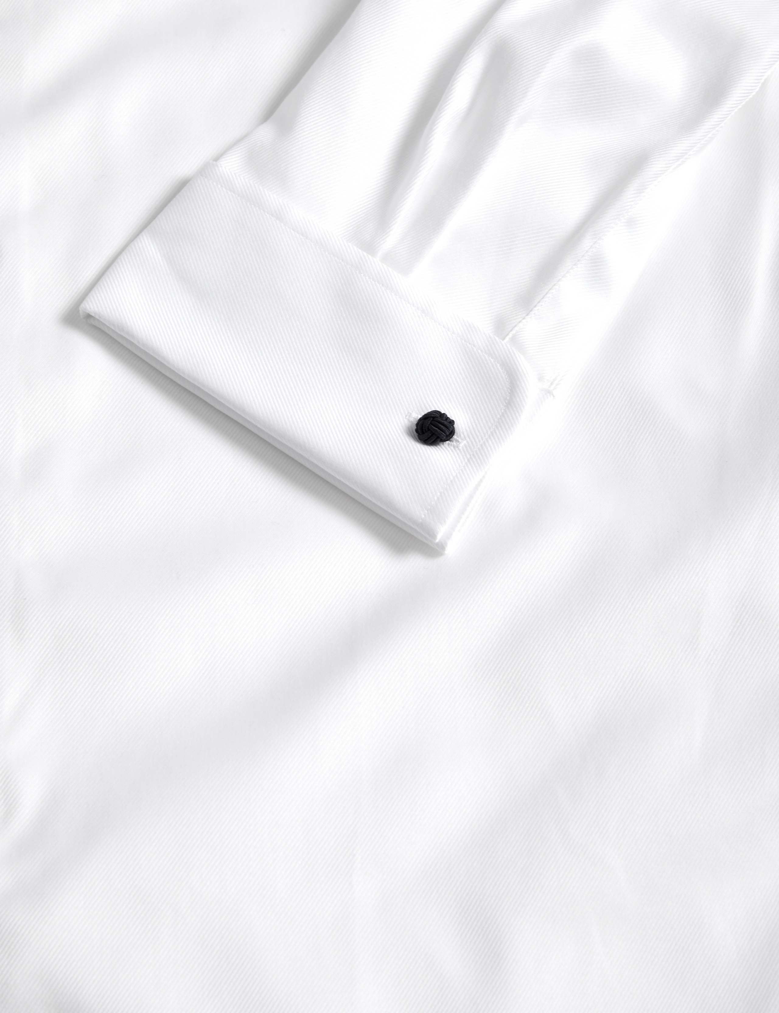 Slim Fit Luxury Cotton Double Cuff Twill Shirt 3 of 7