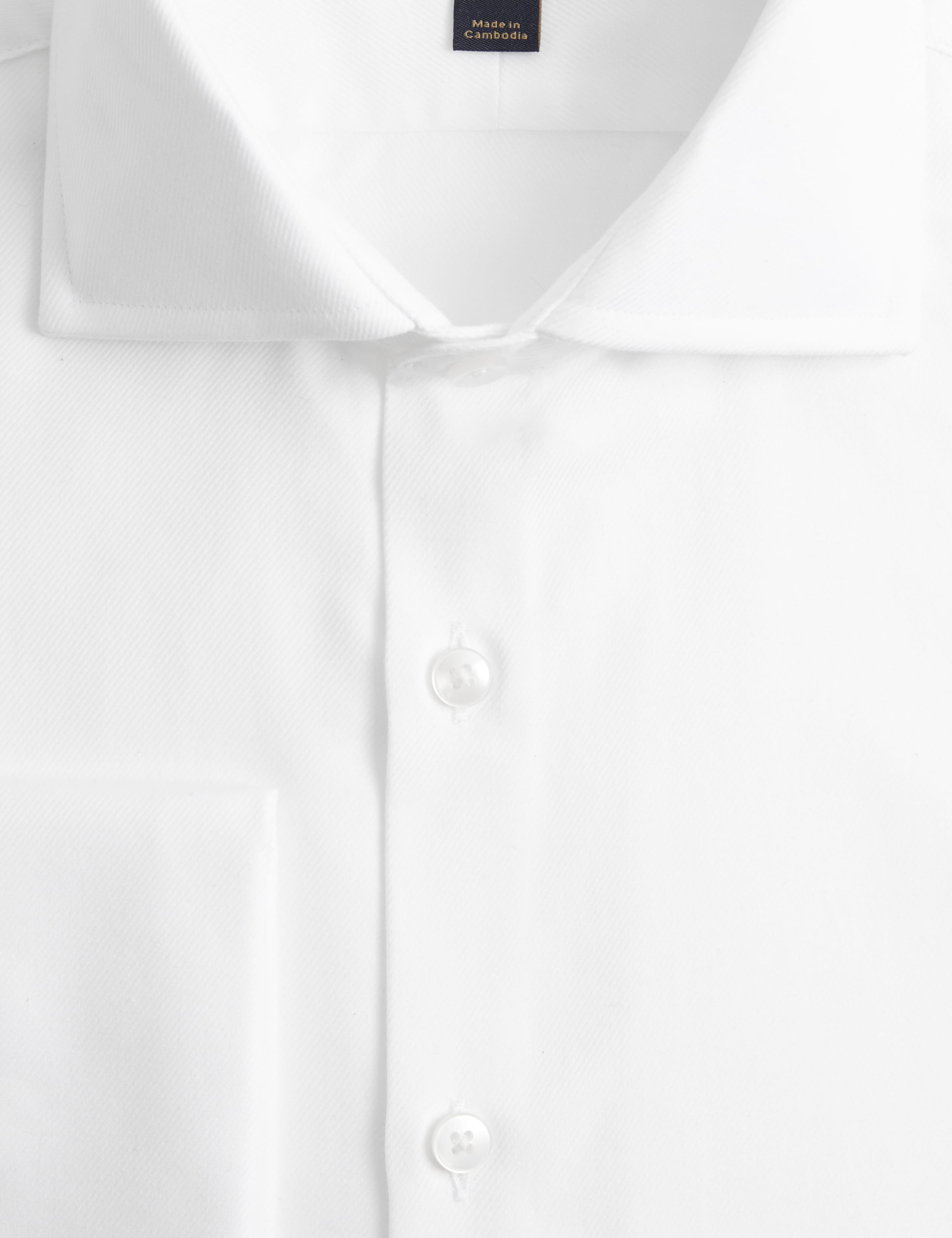 Extra Slim Fit Luxury Cotton Twill Shirt 8 of 8