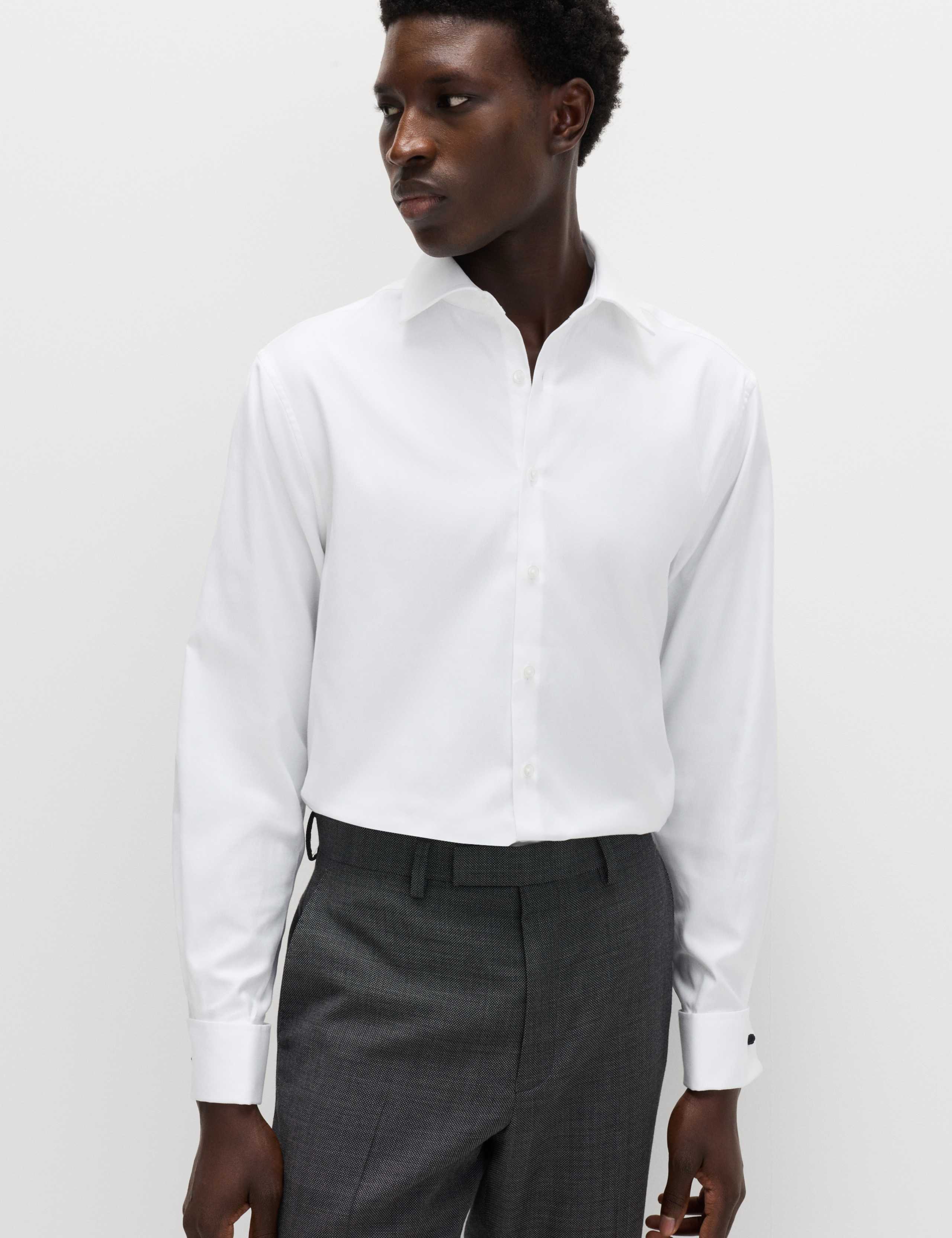 Regular Fit Easy Iron Luxury Cotton Shirt 1 of 5