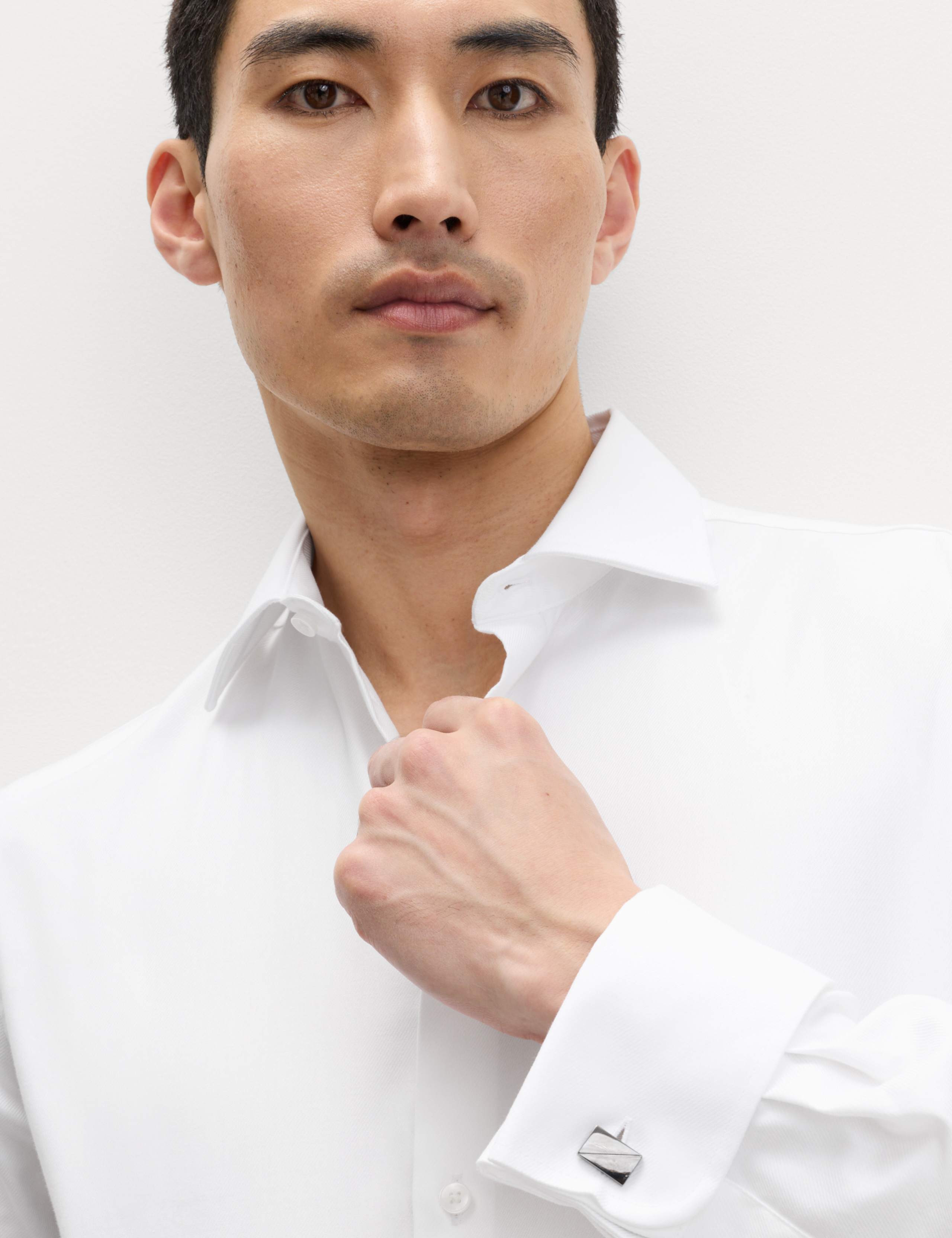 Slim Fit Luxury Pure Cotton Twill Shirt 3 of 7