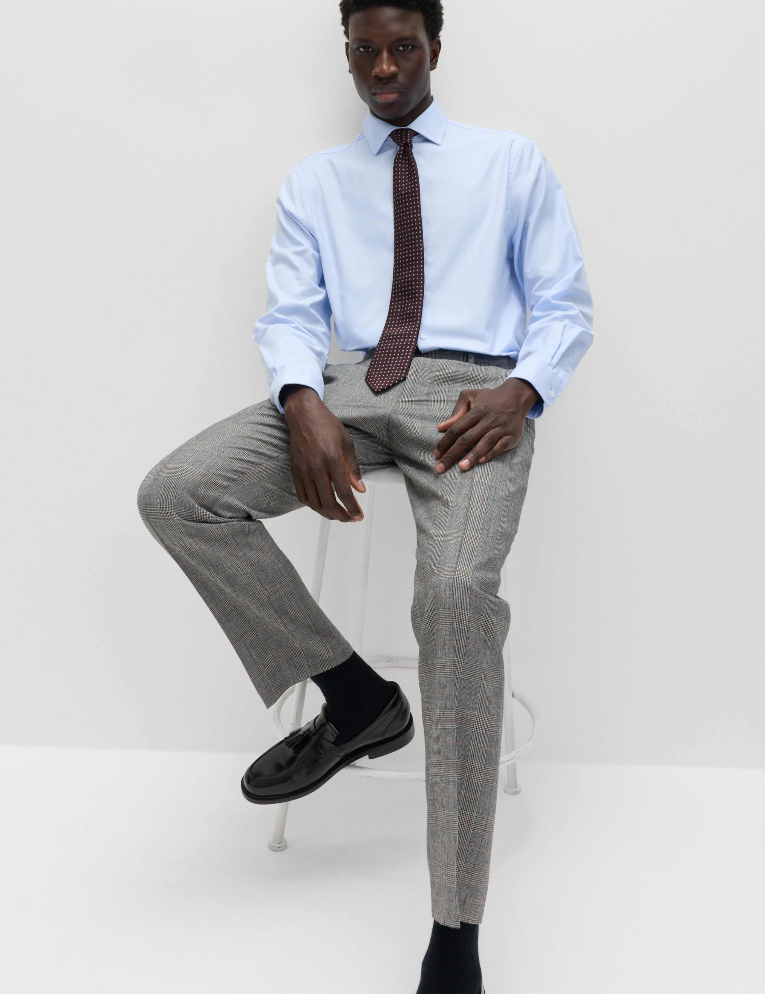 Regular Fit Luxury Cotton Twill Shirt 7 of 7