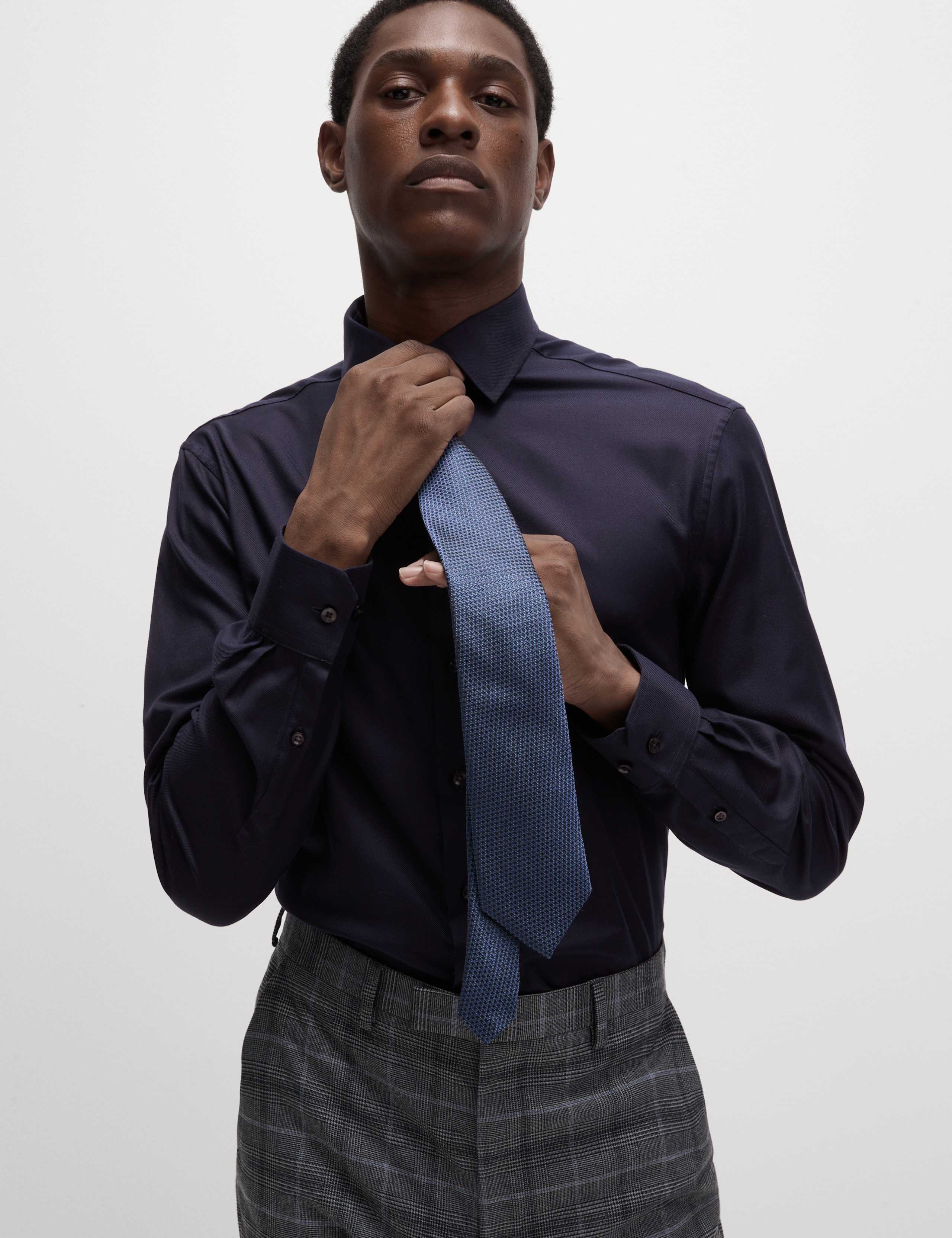 Regular Fit Luxury Cotton Twill Shirt 1 of 6