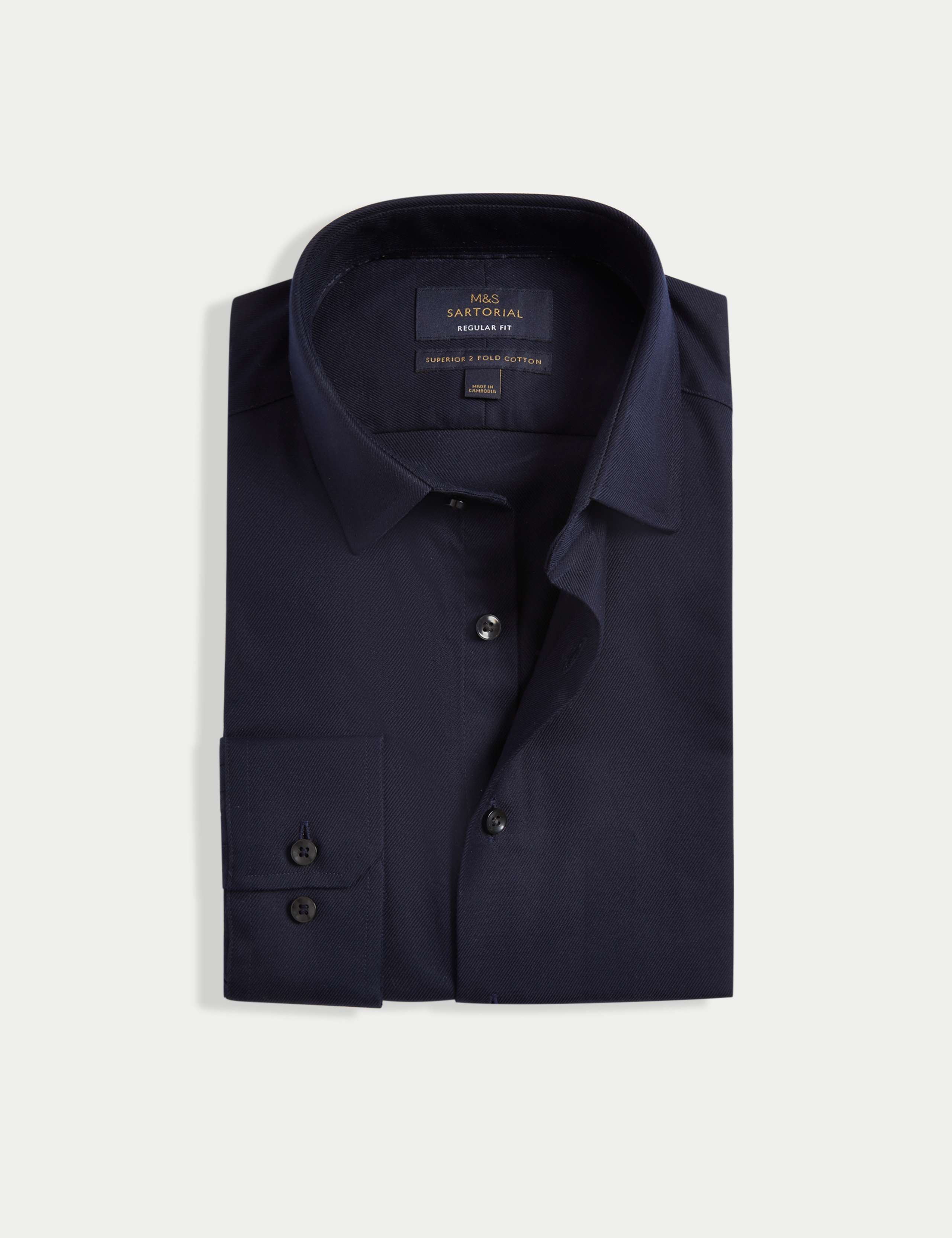 Regular Fit Luxury Cotton Twill Shirt 2 of 6