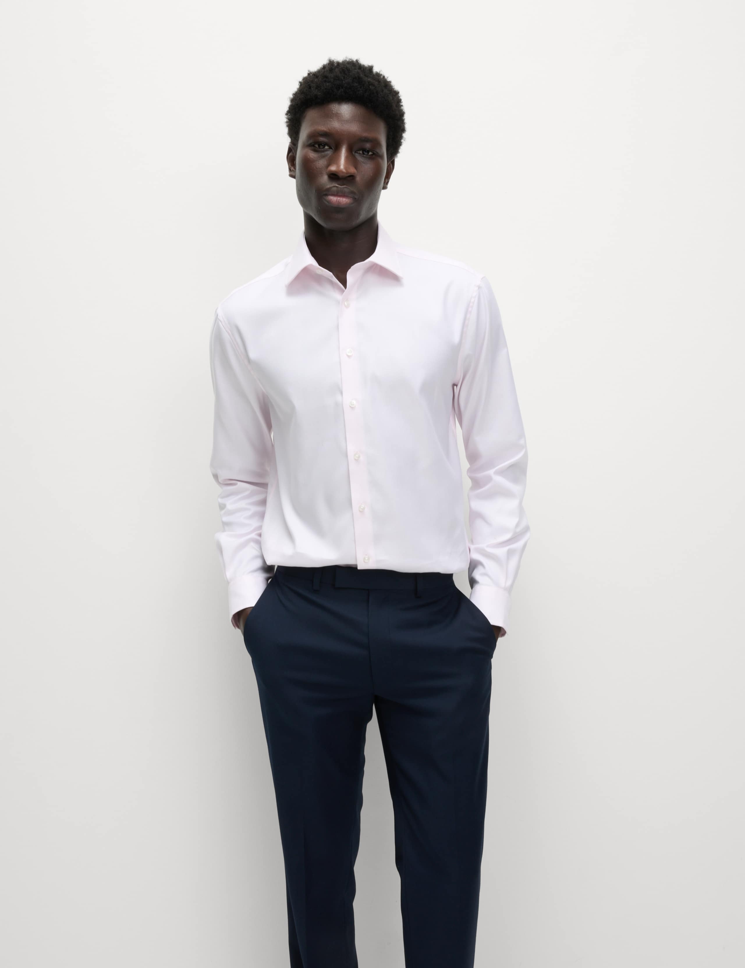 Regular Fit Luxury Cotton Twill Shirt 1 of 8