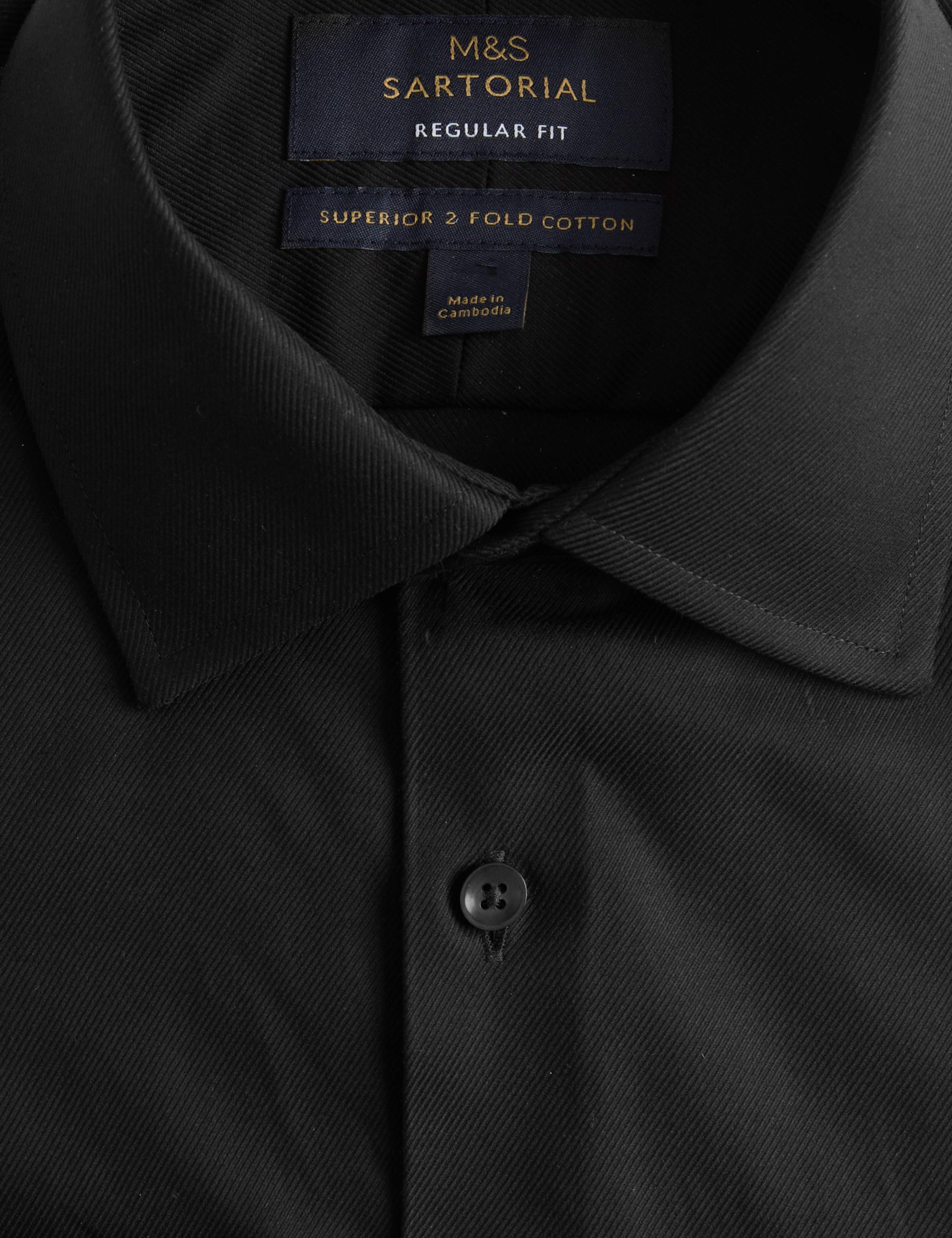 Regular Fit Luxury Cotton Twill Shirt 3 of 3