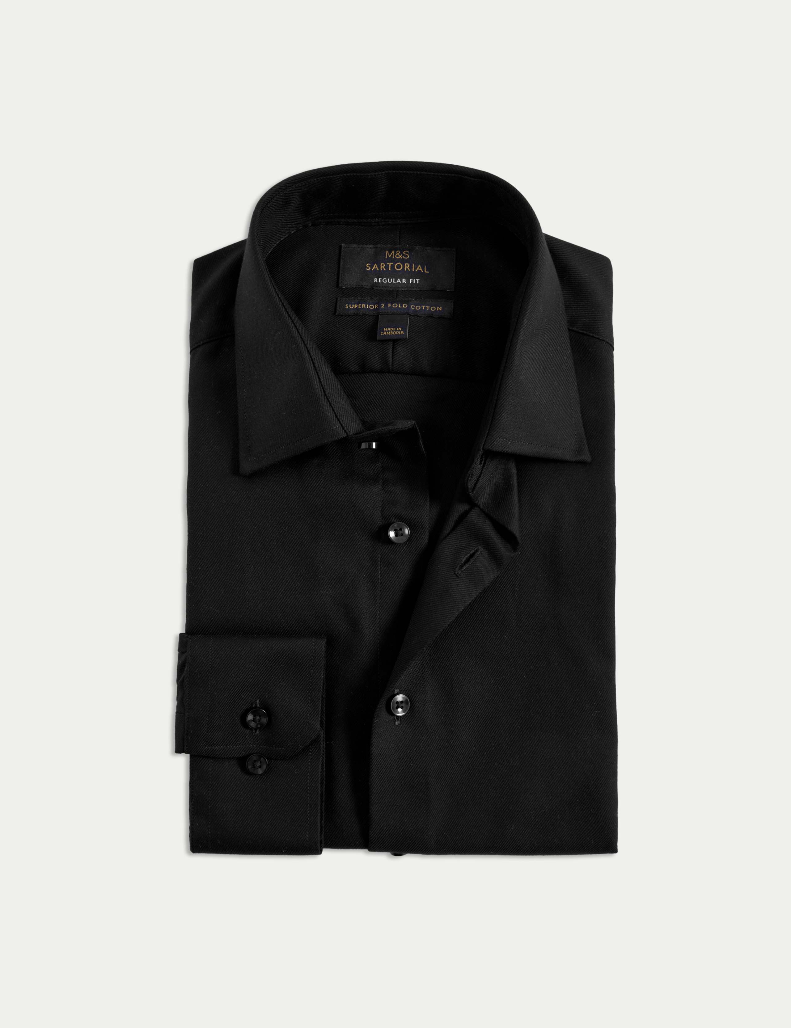 Regular Fit Luxury Cotton Twill Shirt 2 of 7
